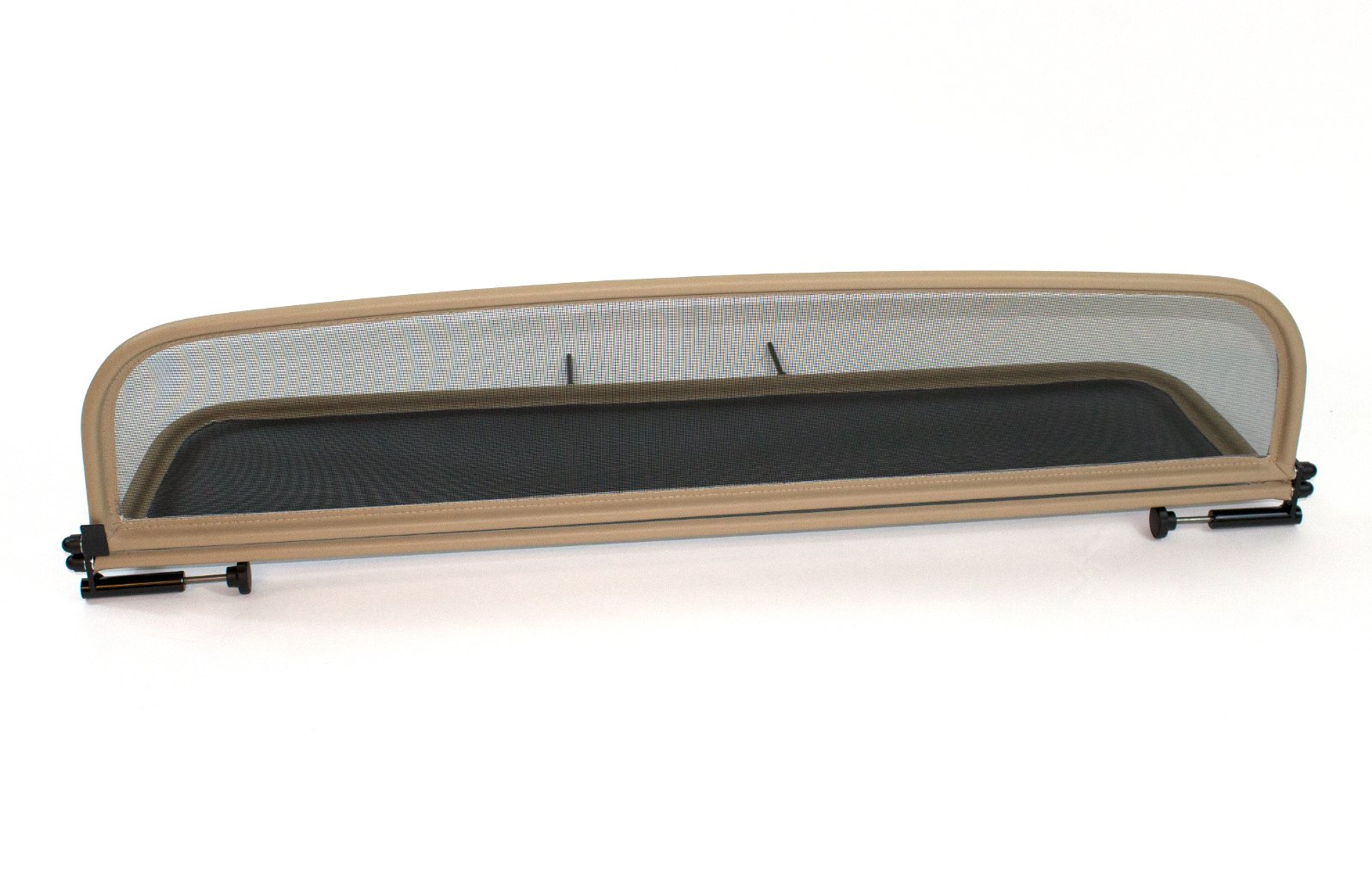 Wind Deflector for Jaguar XK (2006-2016) - Foldable - with Quick Release Fastener - Beige | Windstop | Wind Blocker