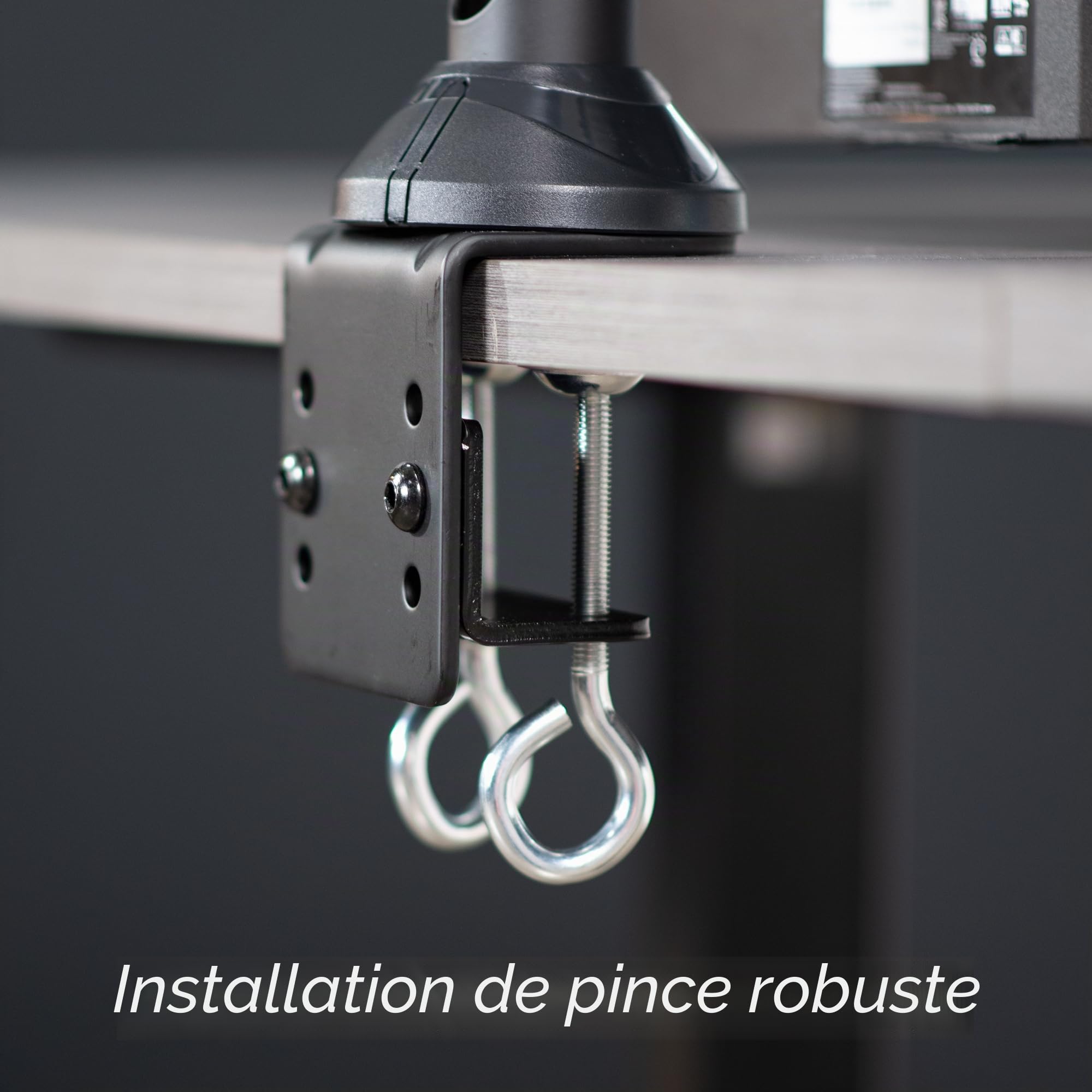 Vivo Acier Quad LED/LCD Moniteur d'ordinateur Heavy Duty support de bureau 3 + 1 Entièrement réglable support | Peut contenir quatre (4) les écrans jusqu'à 81,3 cm (Stand-v104 a)