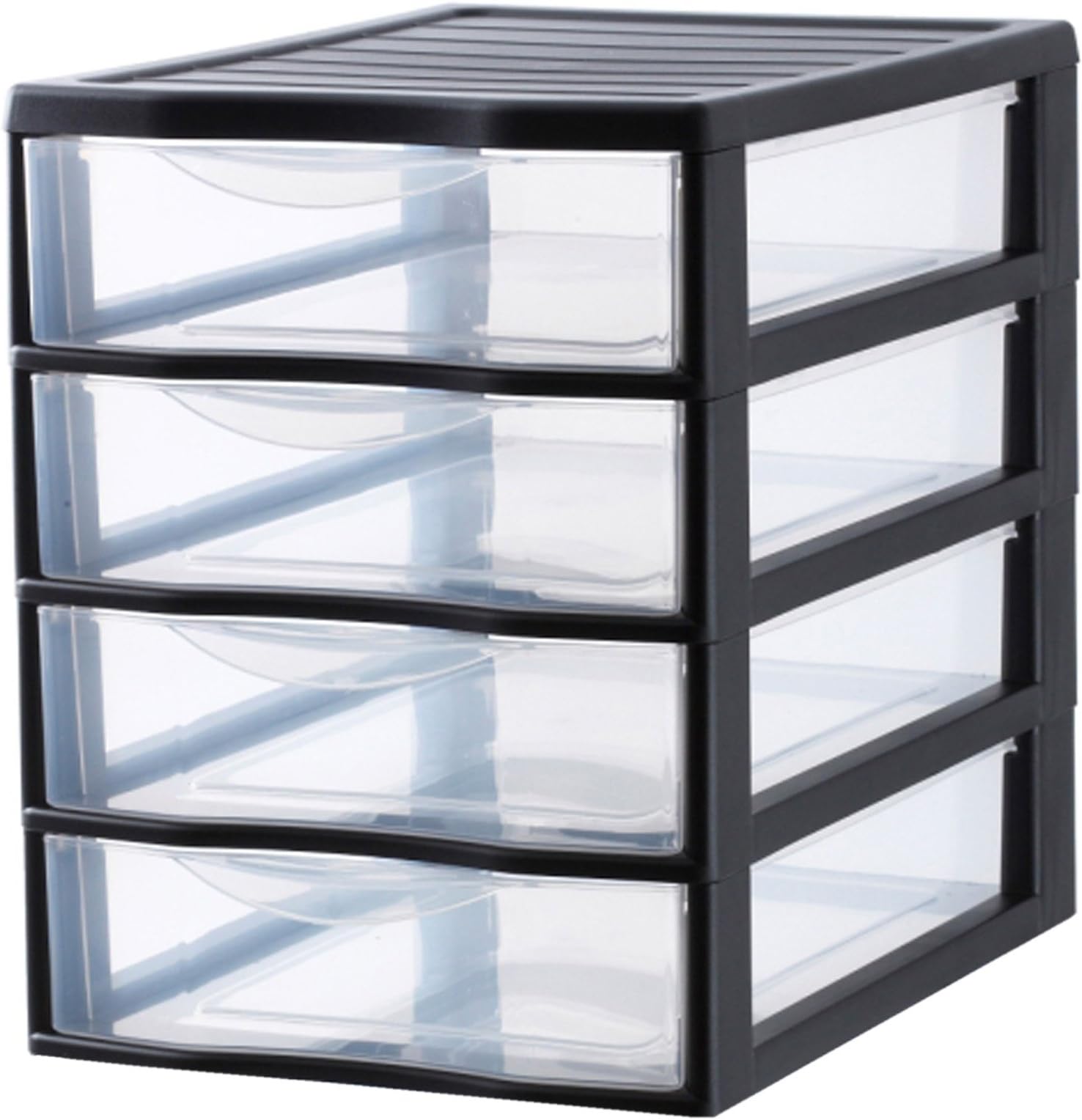 Sundis Orgamix Unit with Stop System Ercgonomic Handle, Black, A4/4 Drawers