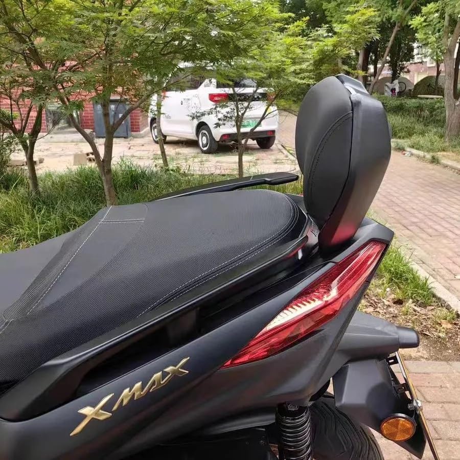 Dossier passager XMAX300 de qualité supérieure rembourrage ergonomique noir - 2