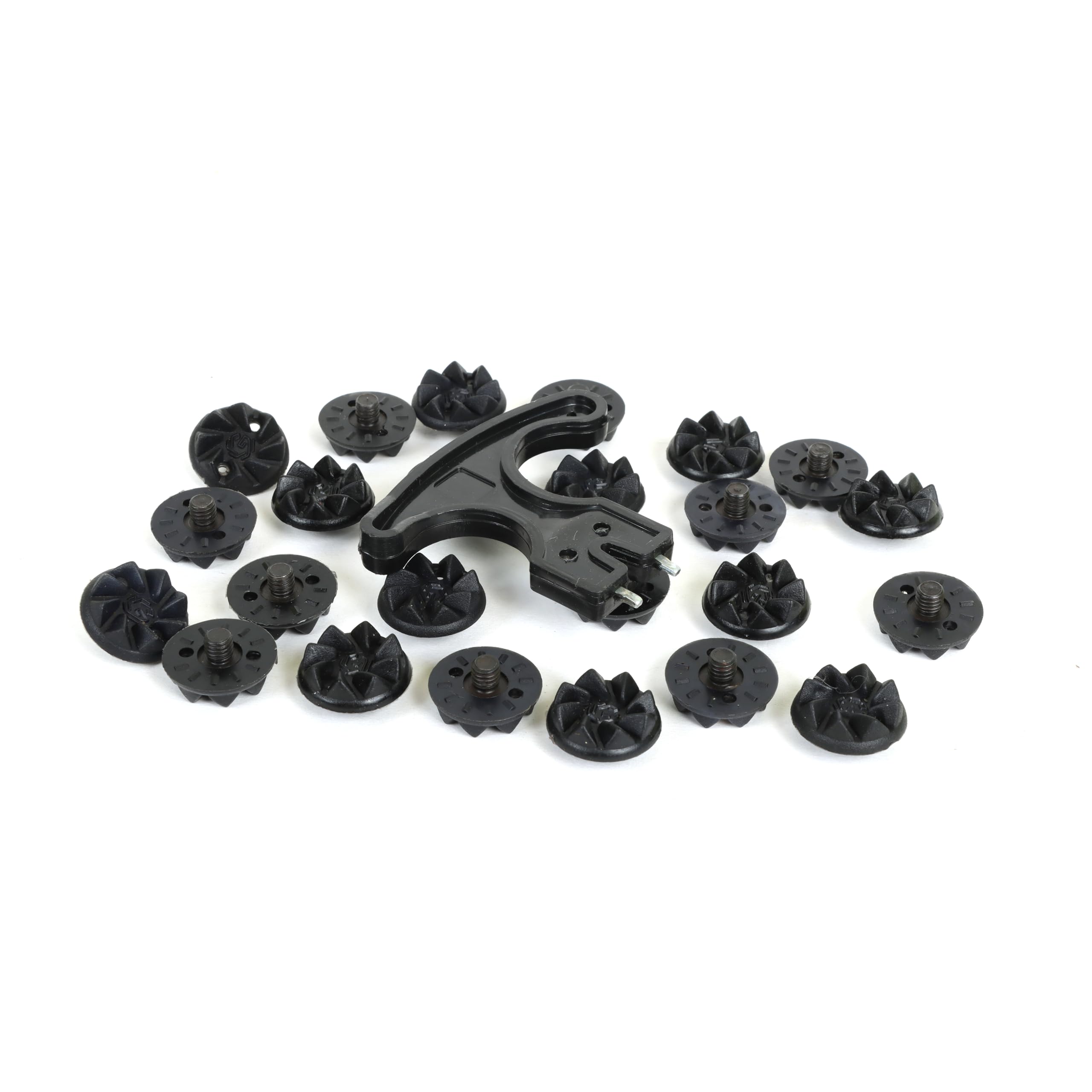 KNK Cricket Shoe Rubber Spikes (24pcs) – Universal Fit for Adidas, Puma, Nike & More – Enhanced Grip for All Players