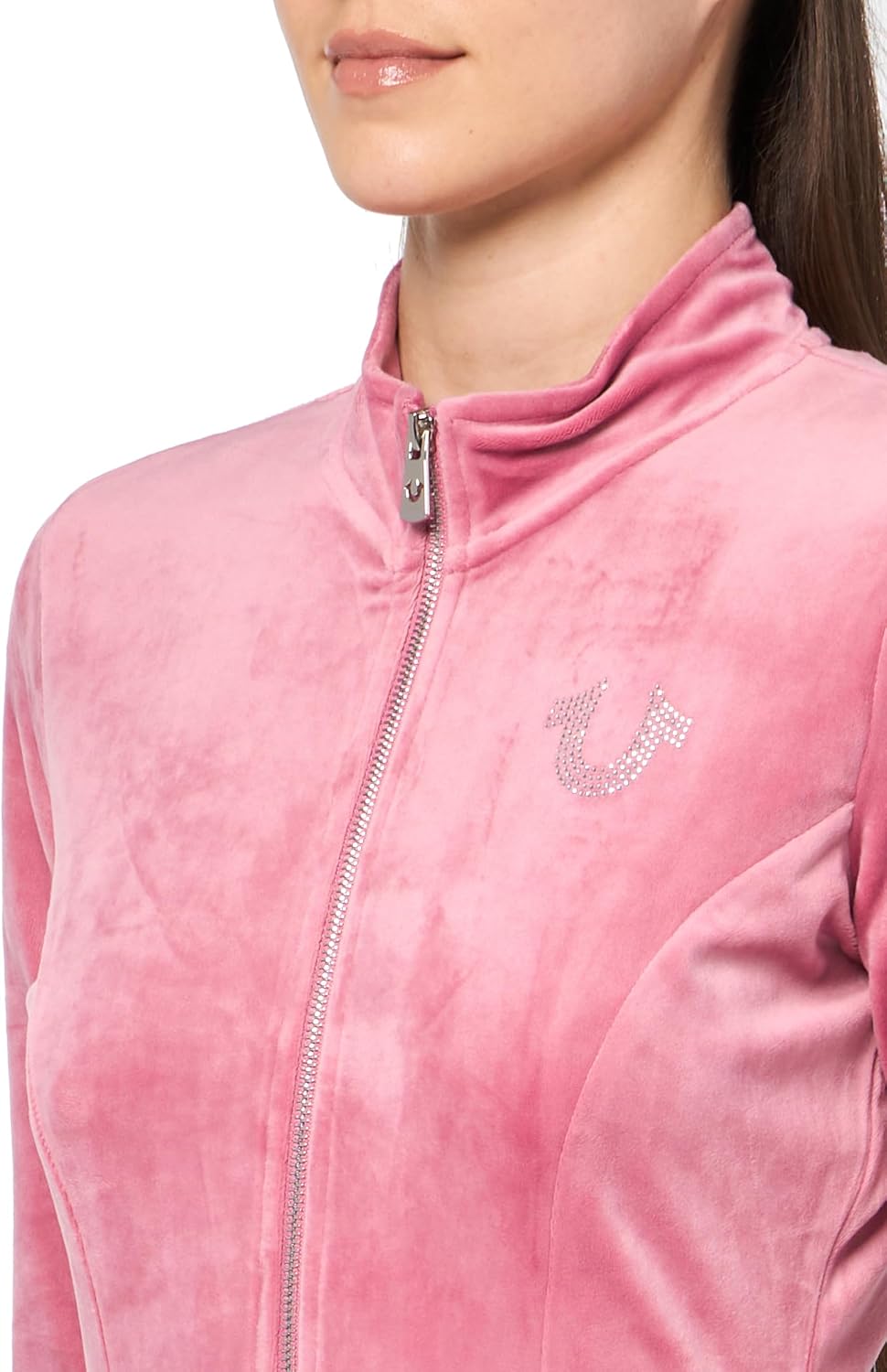 True Religion TR Velour Tracksuit Jacket for Women