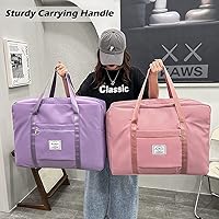 Amazon.com | IMCUZUR Purple Travel Duffel Bag, Spirit/Frontier