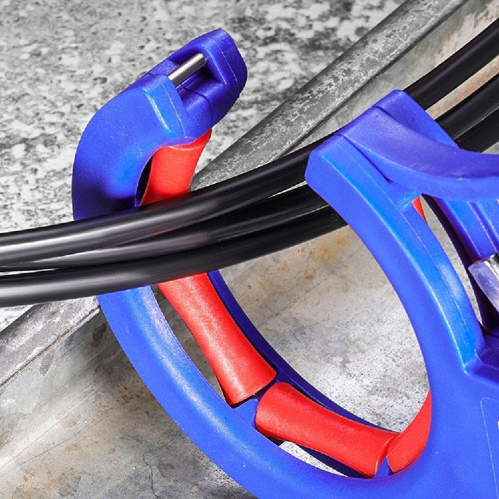 Rullo per posa di cavi resistente, strumento per tirare fili con puleggia per costruzioni elettriche, facile da usare in loco progetti fai da te (5 pezzi)