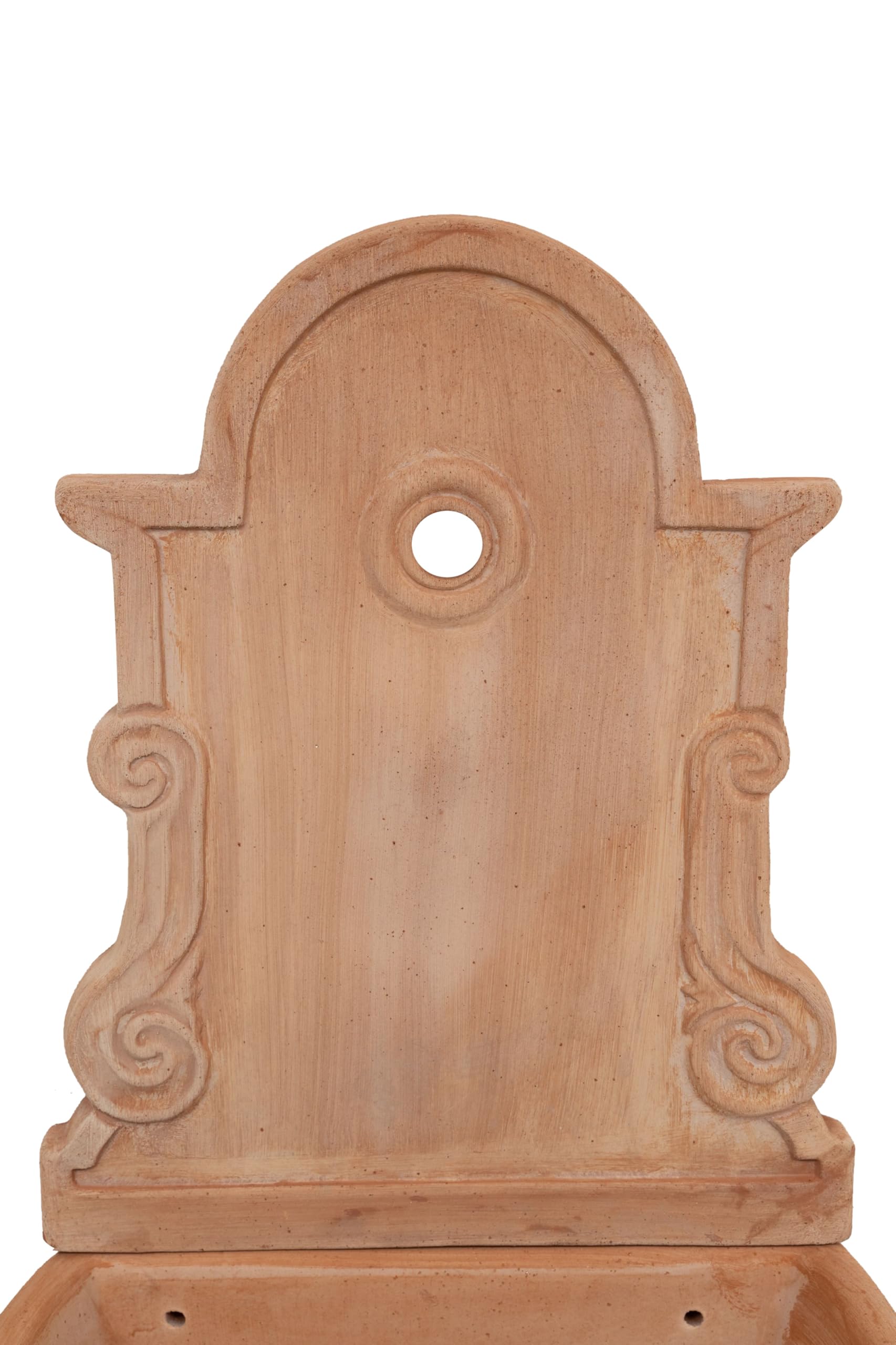 Biscottini Gartenbrunnen aus Terrakotta, Gartenmöbel, L 44 x T 38 x H 65