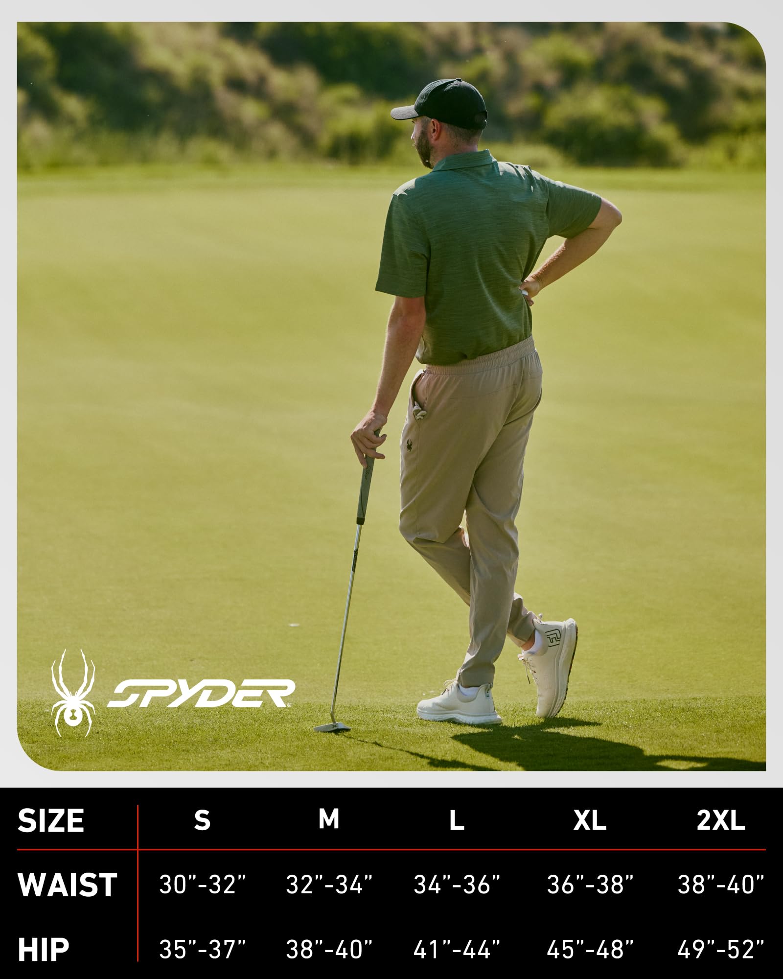Spyder Herren Golfhose M Hybrid Cuff Jogger