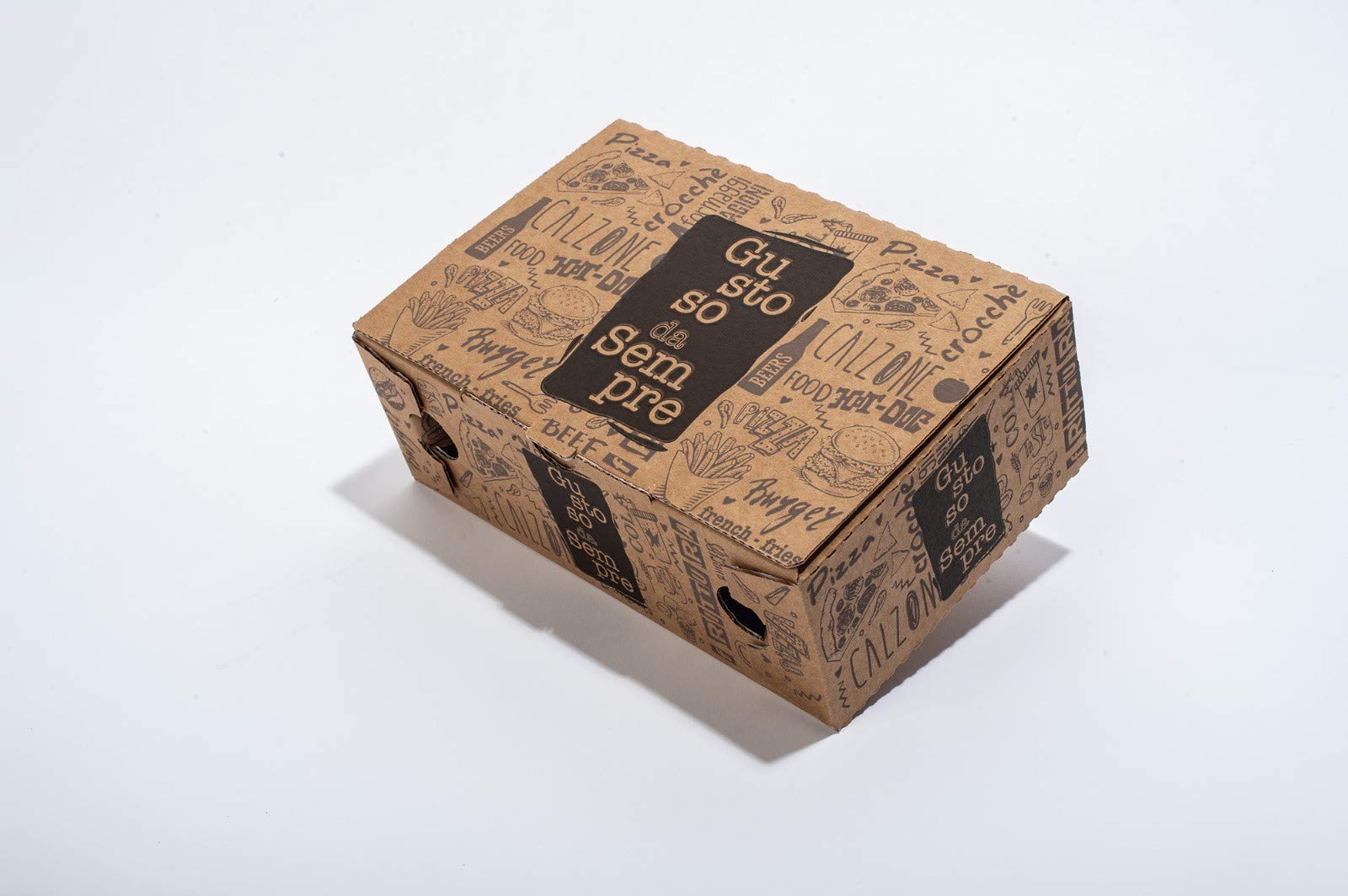 Box Per Fritti X-Large - Confezione Da 150, 33x17,5x7 Cm, Carta Alimentare