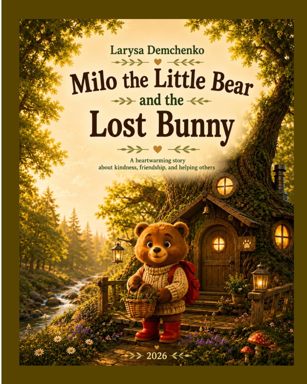Milo the Little Bear and the Lost Bunny (Milo the Bear and his adventures in the magical forest)