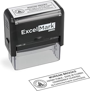 ExcelMark Notary Stamp for All 50 States - Official State Seal - Florida