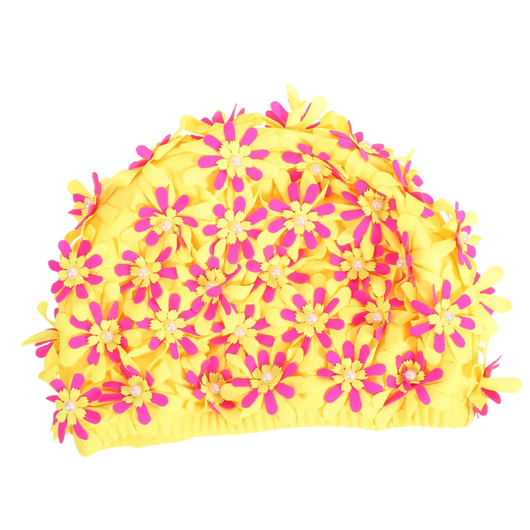 BESPORTBLE 3piezas Gorro De Natación Femenino Diseño Floral Gorra para Piscina Protección del Cabello para Adultos y Adolescentes