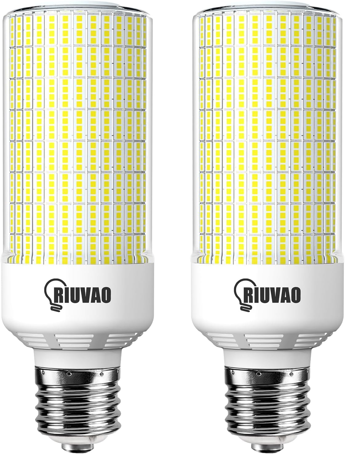 120W LED Corn Light Bulb 18000LM Led Corn Bulb 5000K Daylight E39/E40 Mogul Base Cob, 1200W Metal Halide HPS HID CFL Replace for for Outdoor Indoor Garage Warehouse Factory Workshop Backyard(2 Pack)