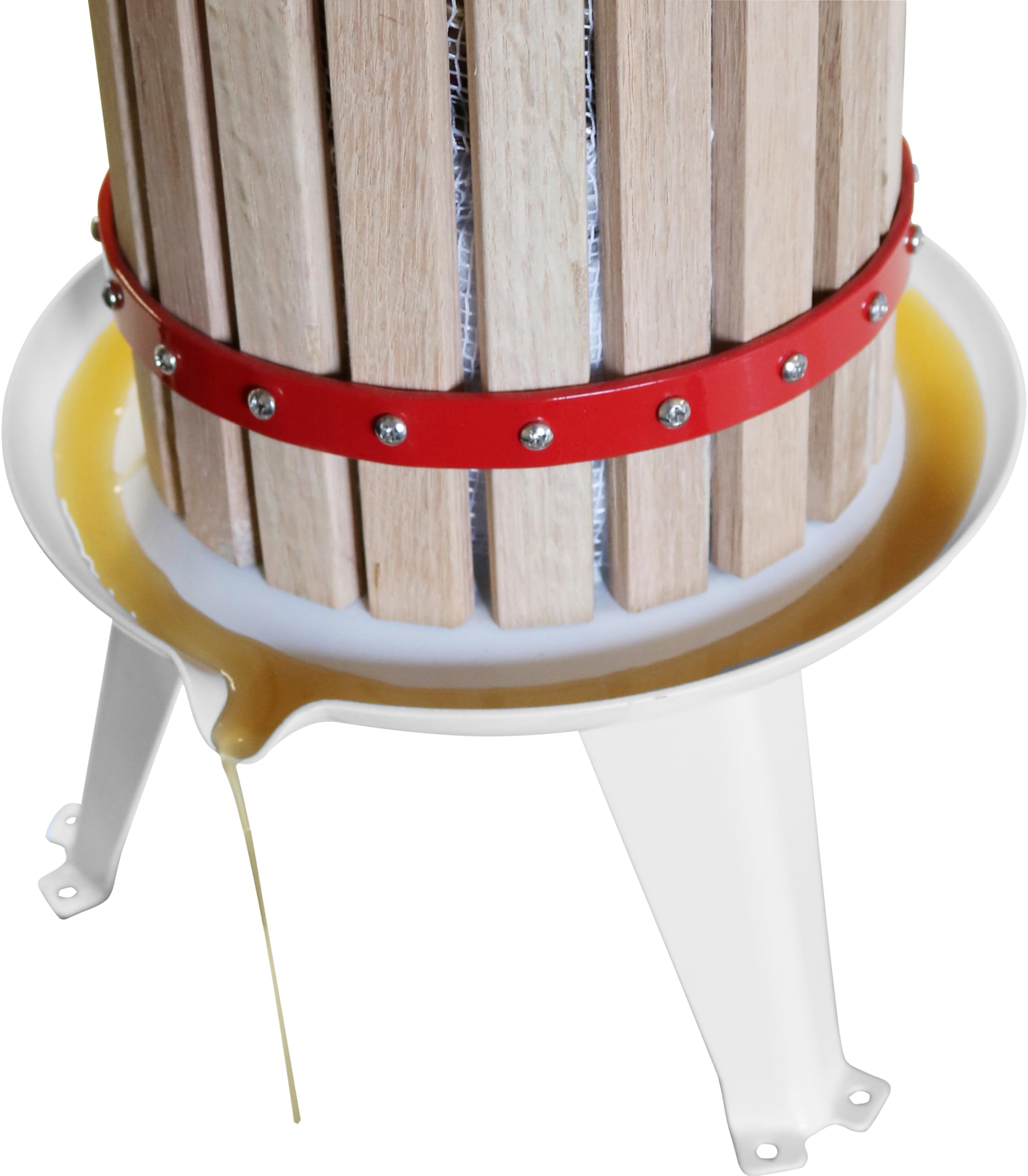 Güde PRESSOIR mécanique vis maie Acier sellettes hêtre 12 L, Tan