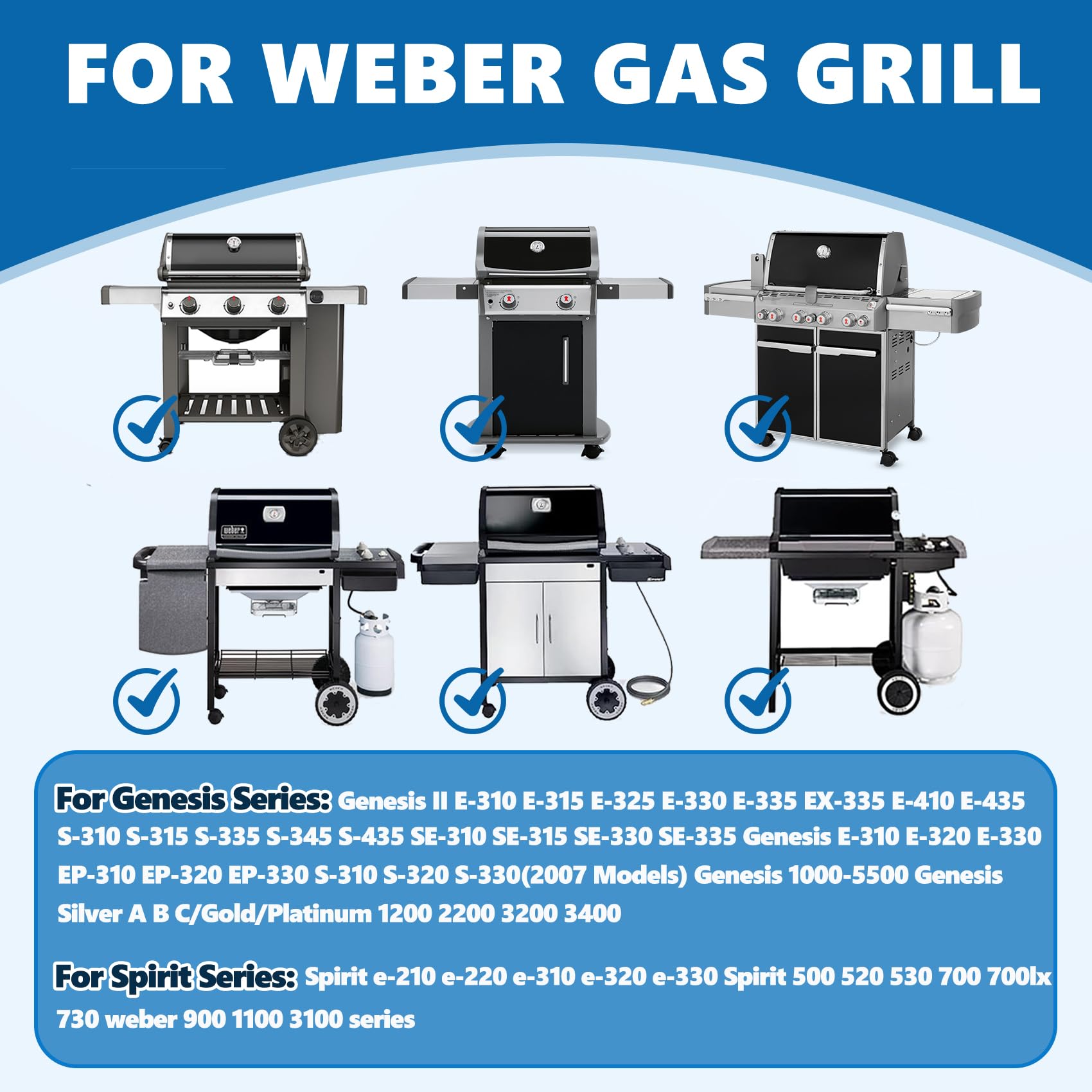 SafBbcue 93305 Bac récupérateur de graisse pour barbecue Weber Spirit e-210 e-220 e-310 e-320 e-330 Genesis II e-310 e-315 e-325 e-330 e-335 avec revêtement anti-goutte jetable