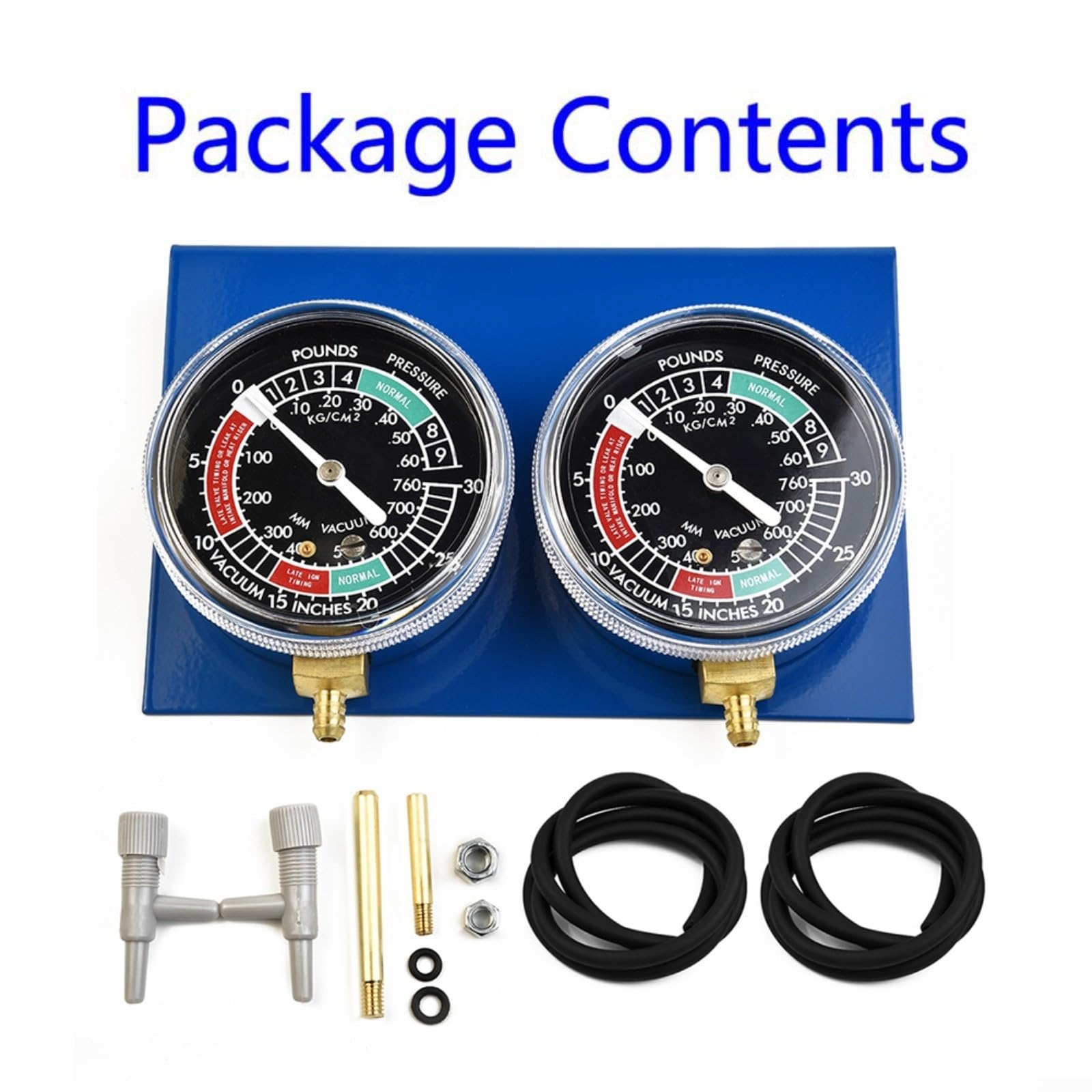 2 Stück Motorrad Vergaser Vakuum Gauge Balancer Synchronizer Werkzeug Mit Schlauch Kit