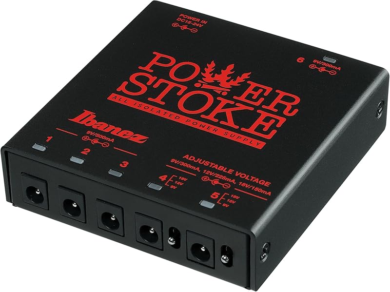 Ibanez PWRS6 - 6つの出力ポートを備えたフルアイソレーテッド・パワー