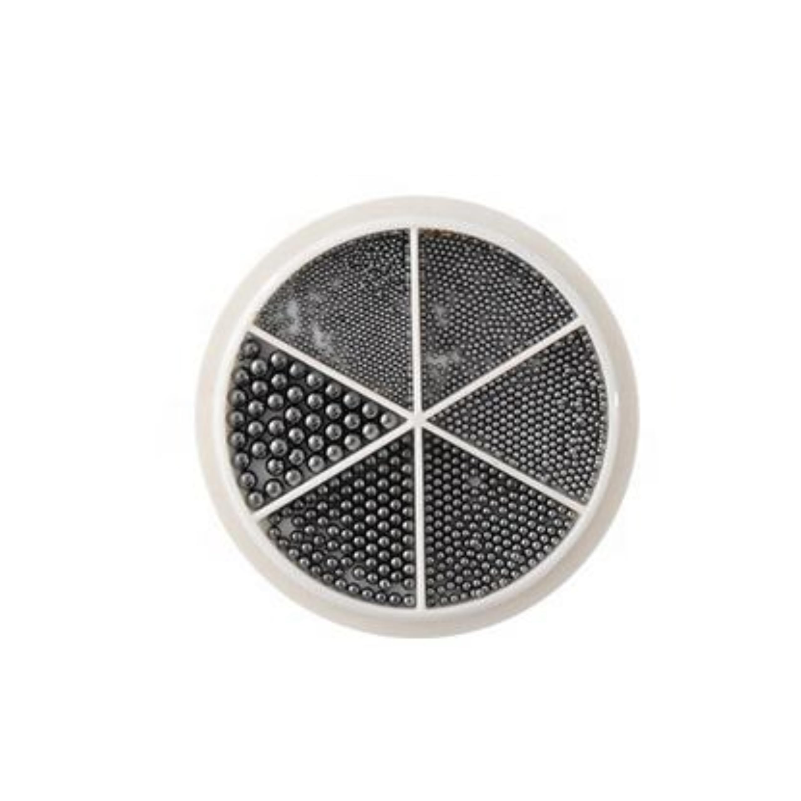 Black Caviar Nail Beads for Nail Art – 6 Grid Mixed Size Metallic Steel Ball Beads Wheel for 3D Nail Decoration, Acrylic Nails, Gel Polish, DIY Manicure Accessories & Salon Use-image-31
