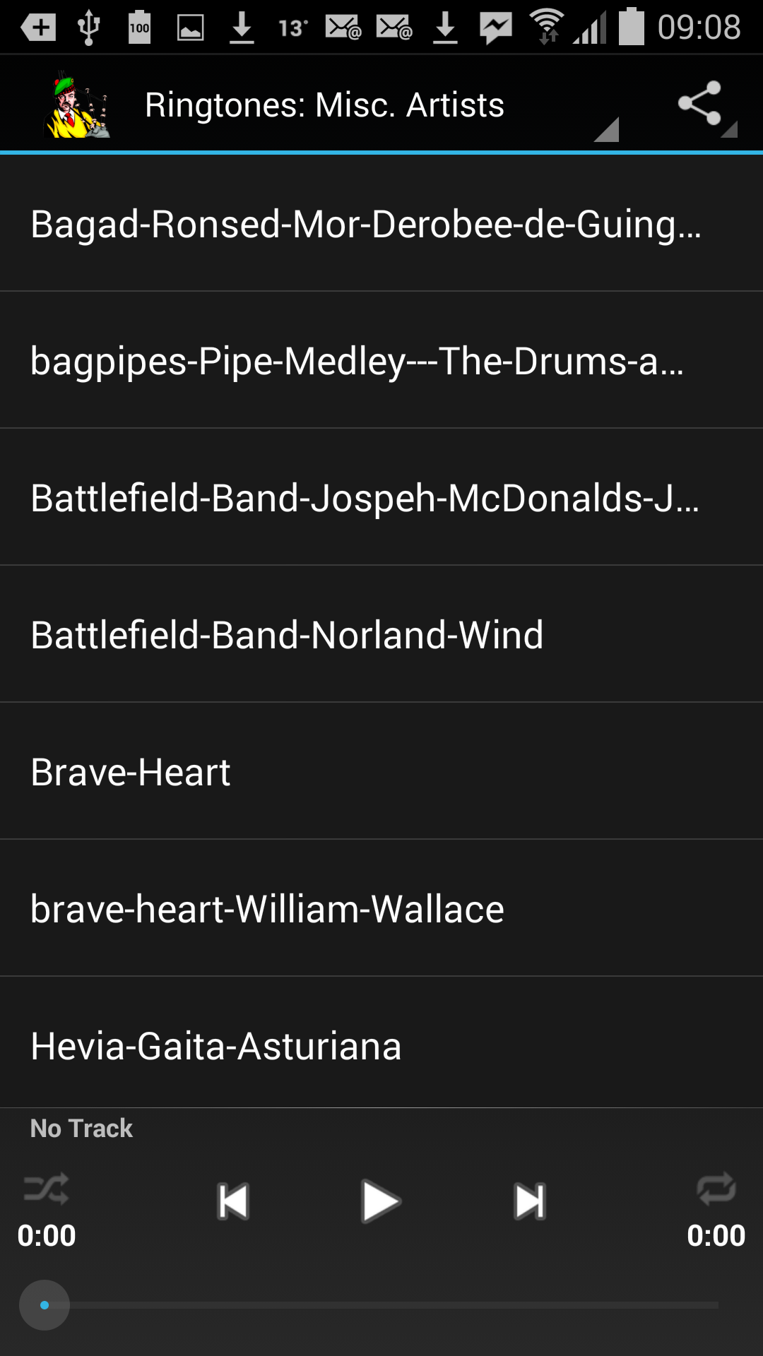 Bagpipes Ringtones & Radio App on Amazon Appstore
