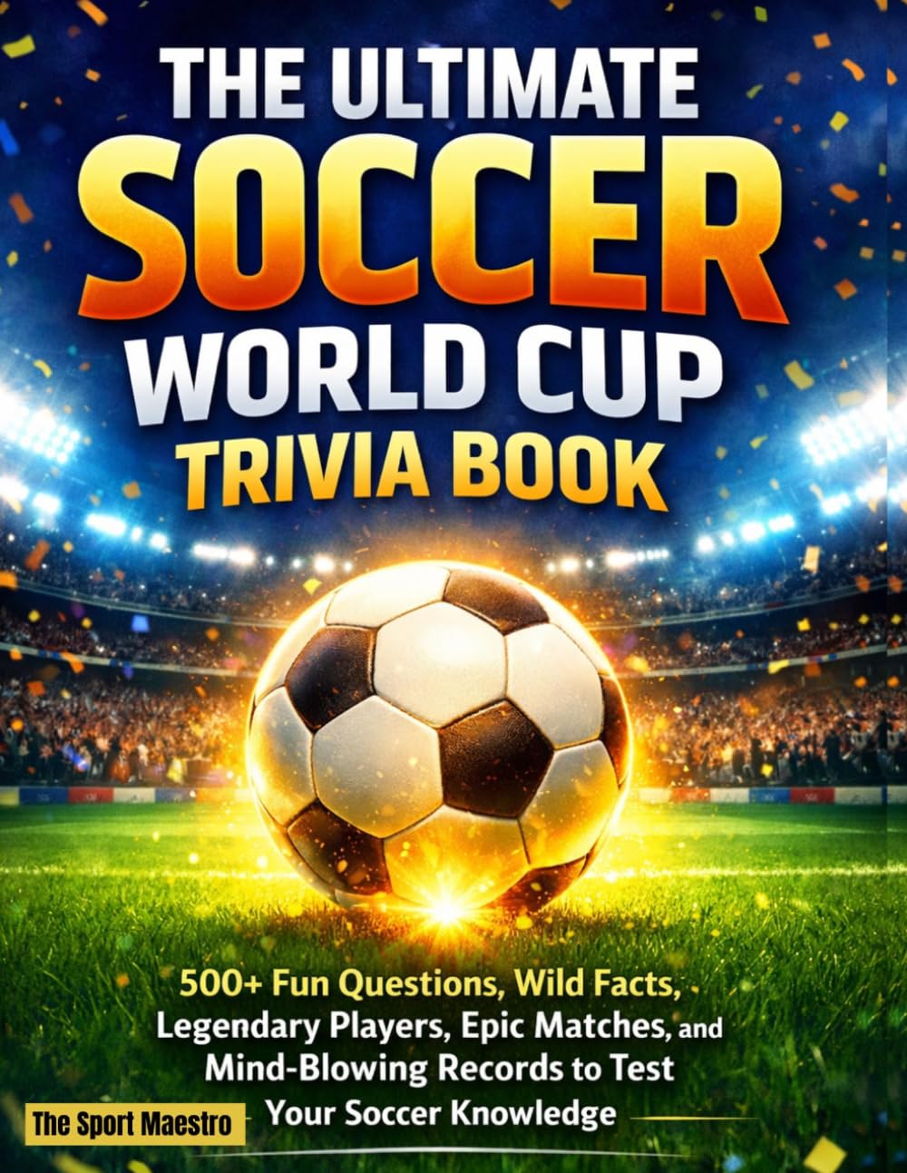 THE ULTIMATE SOCCER WORLD CUP TRIVIA BOOK: 500+ Fun Questions, Wild Facts, Legendary Players, Epic Matches, and Mind-Blowing Records to Test Your Soccer Knowledge