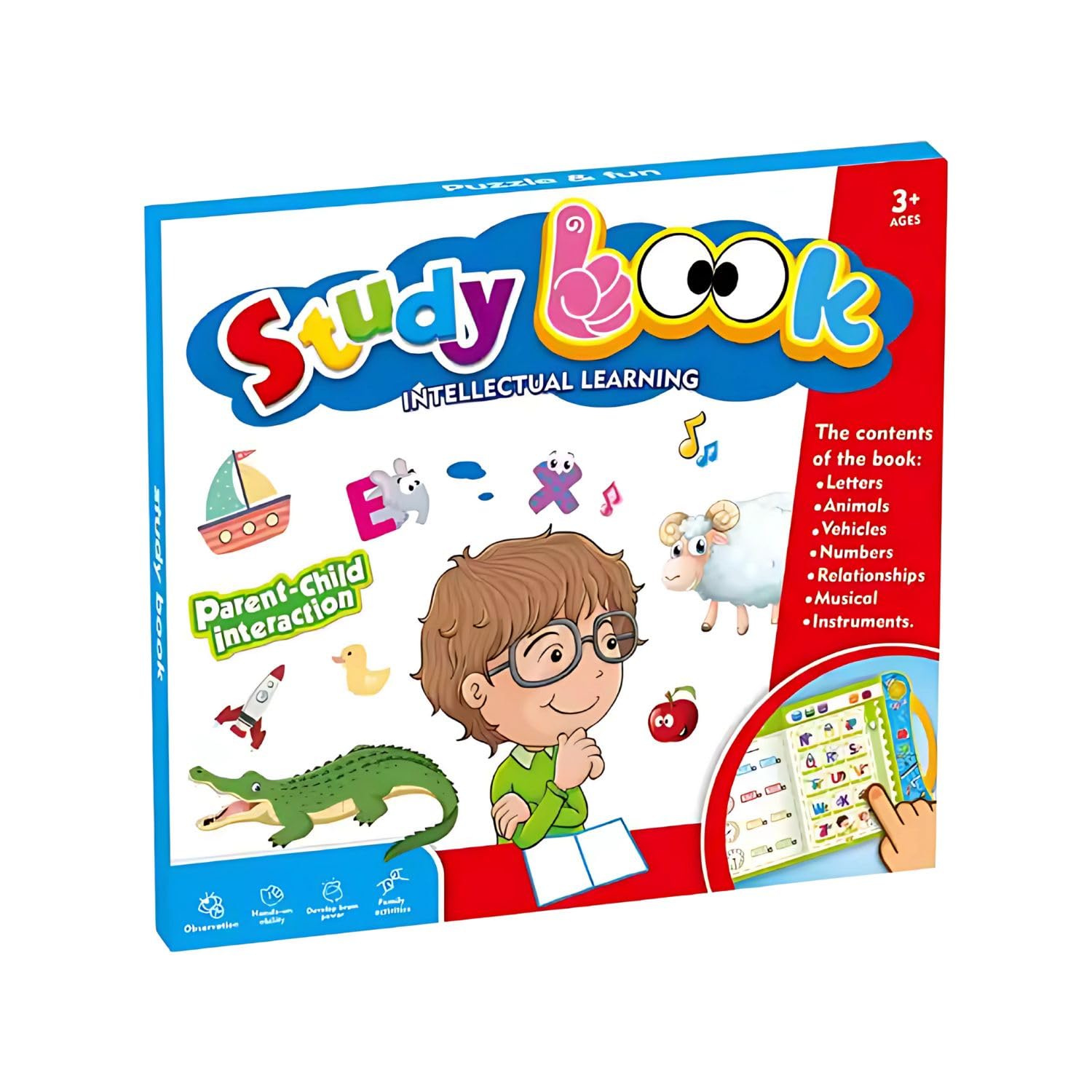 Vibgyor Vibes Educational Game: 19 in 1 Activity Intelligence Book for Children, English Letters & Words Learning Book, Fun Educational Toys for Toddlers 4