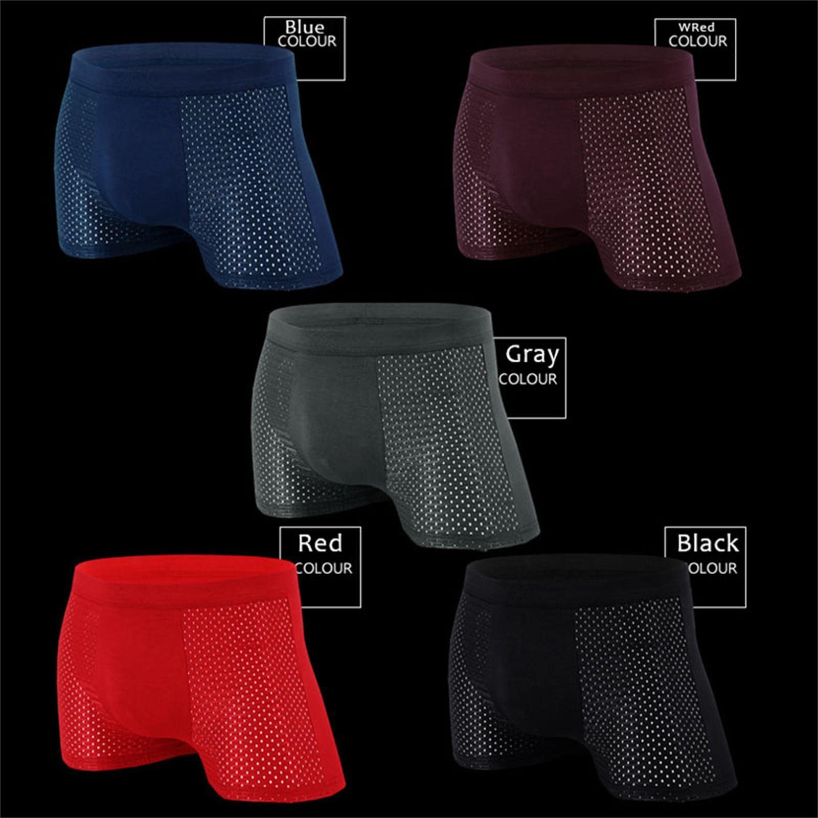 Boxer Uomo 5Pcs/Lotto Mens Mens Boxer
