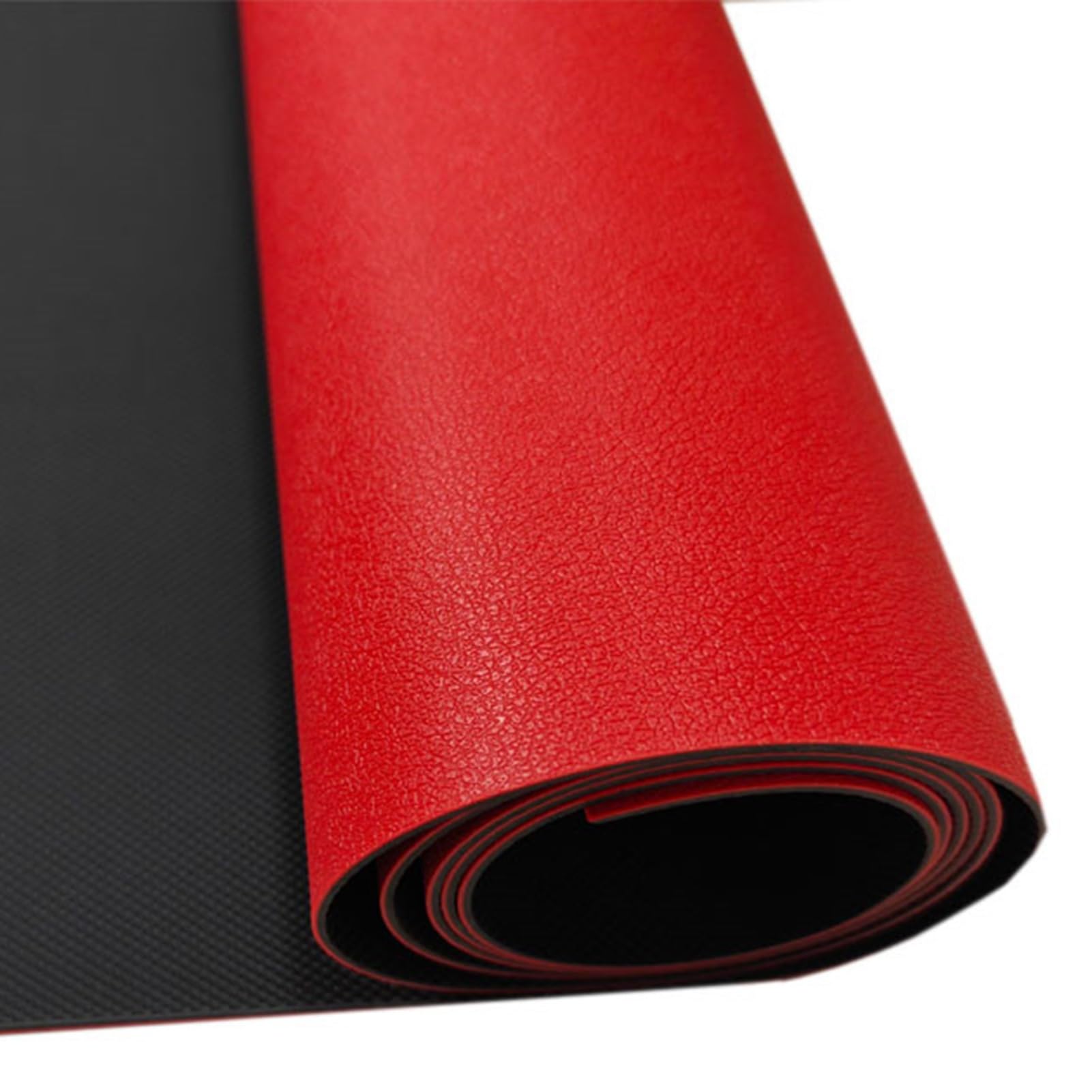 UrbanUp Gummimatte Gummischutzmatten für Den Außenbereich, Garagenbodenmatten für Den Unterboden aus Gummi, Flexible Laufbandmatten/Haustiermatten, Gummidichtung(Red,0.9x6m (3.3 x 19.7ft))