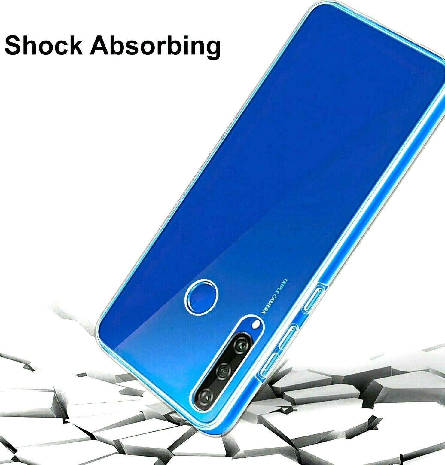 COPHONE Cover 360° Per Huawei Y6P - Custodia Antiurto Trasparente Con Protezione Anteriore Morbida E Posteriore Rigida - 2