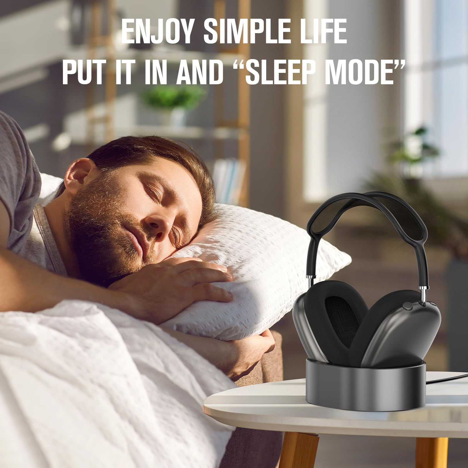 Aluminum Headphone Stand Stylish Non-slip Headset Holder Bracket