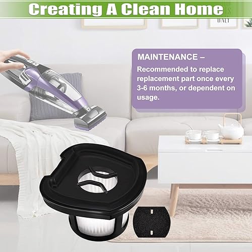 Miniatura 7 de Anicell 2390A Replacement Filter Compatible with Bissell Pet Hair Eraser Handheld Vacuum 2390 2389 2284W, Compare to Parts # 1614212 1614203