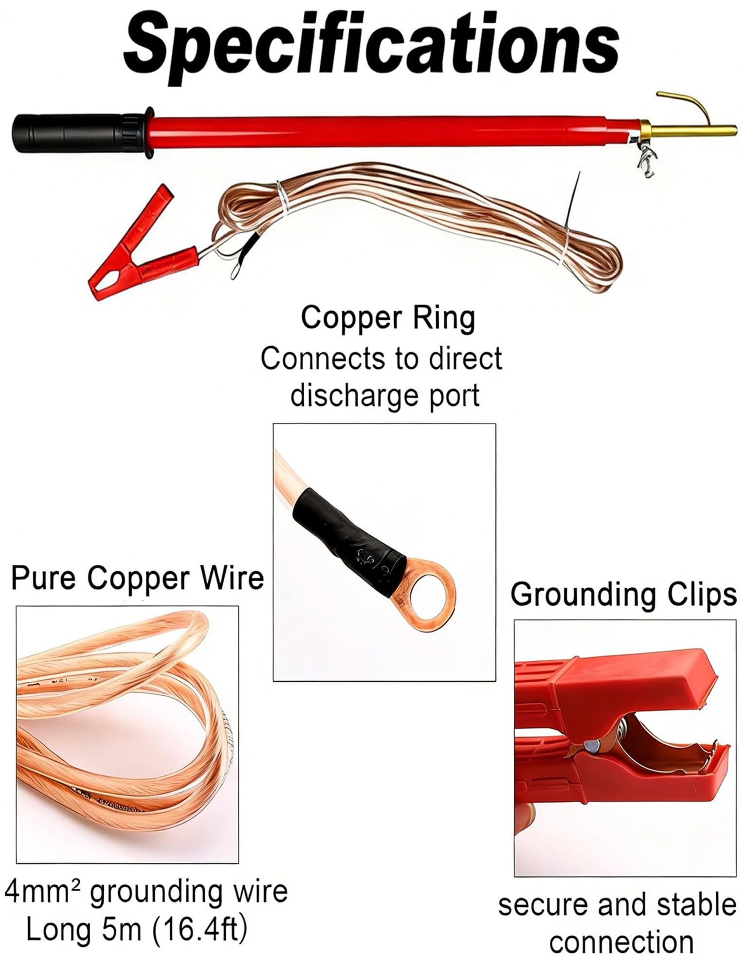 Bâton chauffant télescopique isolé pour décharger et mesurer haute tension, équipement de sécurité essentiel pour lignes électriques