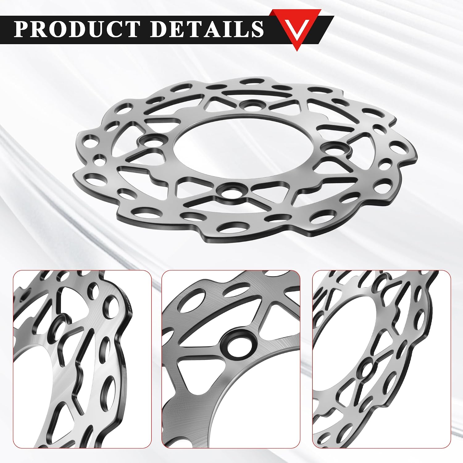 PRO BAT 190mm/7.48" Brake Caliper Disc Disk Rotor w/Bolt Brake Pad For 50cc 70cc 90cc 110cc 125cc PIT PRO Trail Quad Dirt Bike ATV Buggy