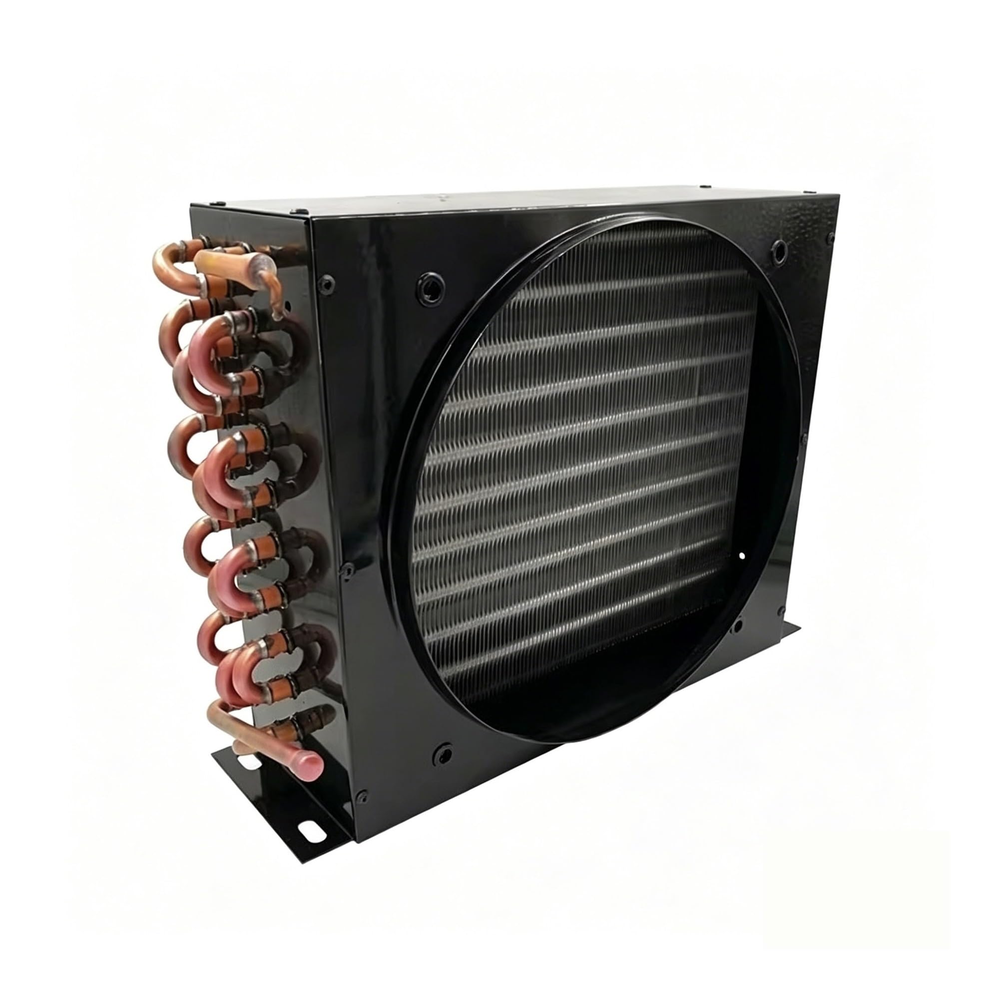Refrigerador Condensador Con Ventilador Aleta De Aluminio Tubo De Cobre | Radiador Cuadrado Enfriado Por Aire Evaporador Parte De Repuesto Para Congelador(1 2HP 4.4)