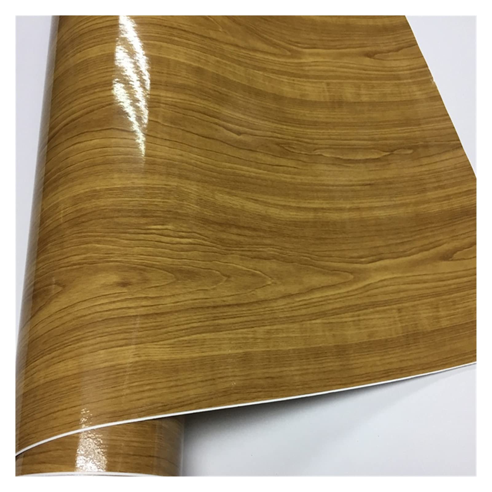50 cm * 500 cm glanzend hout graan vinyl auto wrap folie hout geweven auto sticker waterdichte zelfklevende huis meubels sticker verpakken (Color Name : G1, Size : 50cm x 300cm