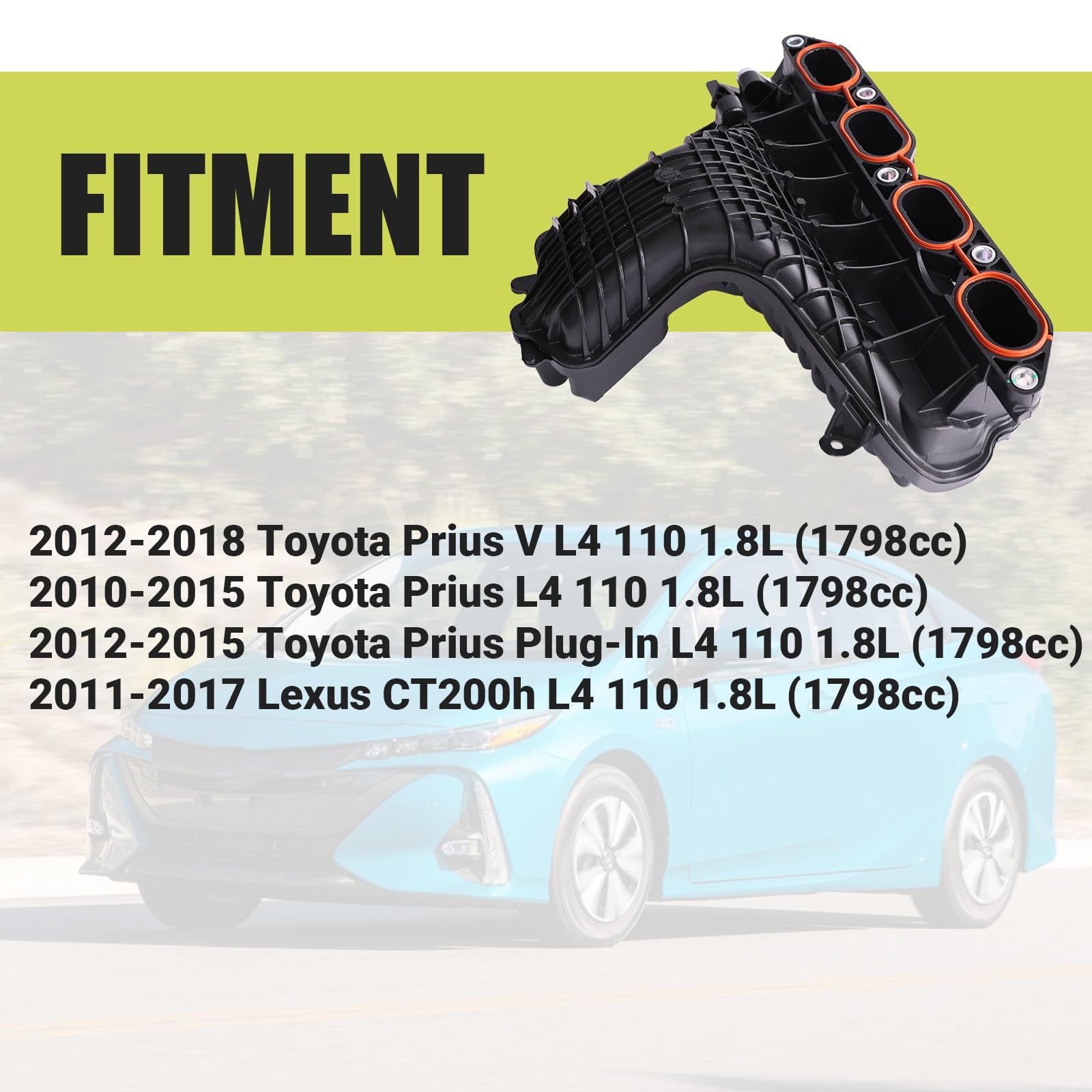 トヨタ 純正 プリウス インテーク マニホルド Amazon | MOCAR 7 インテークマニホールド トヨタ プリウス 2010 2011