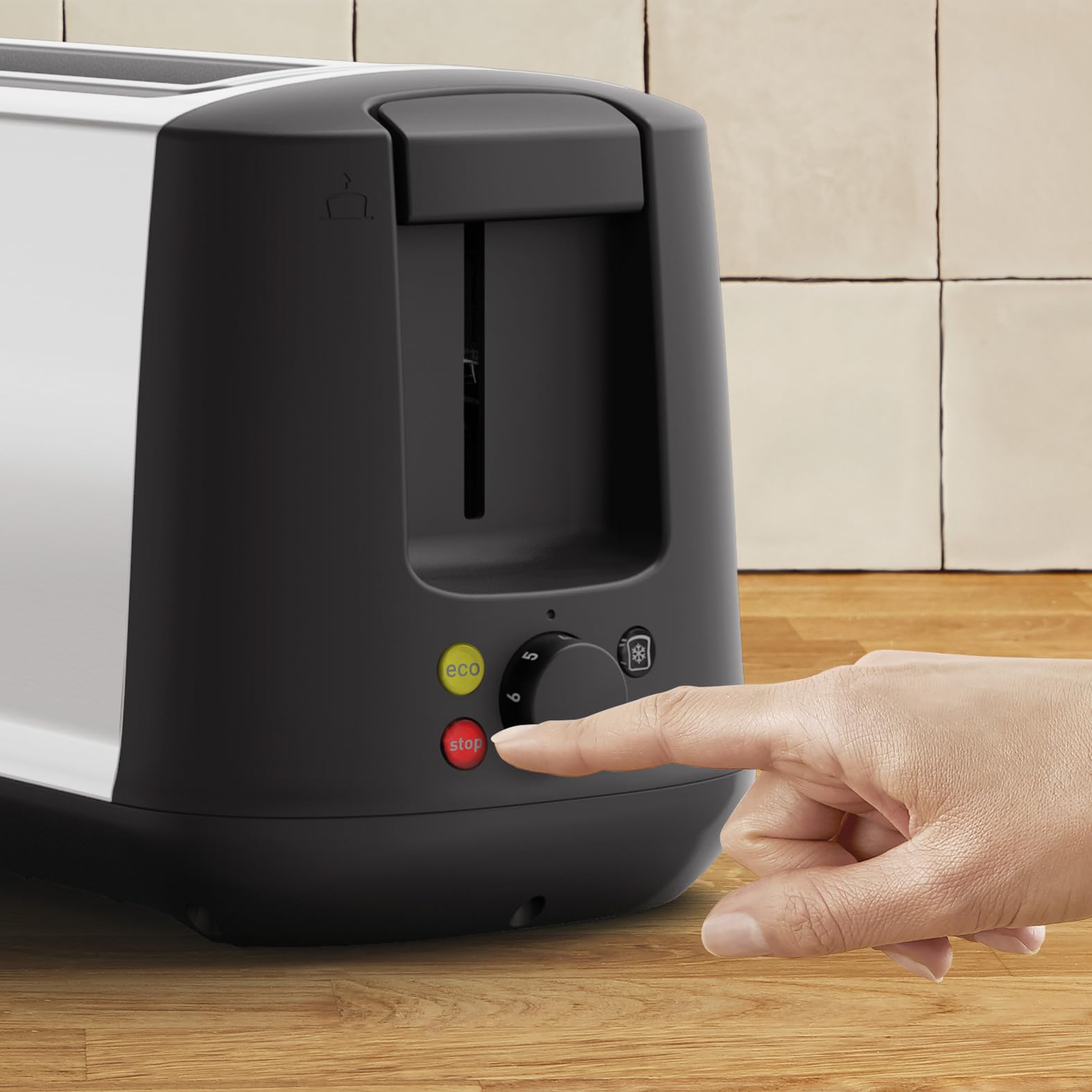 Moulinex Subito Select LS342D10 Tostadora 2 ranuras 7 niveles tostado acero inoxidable