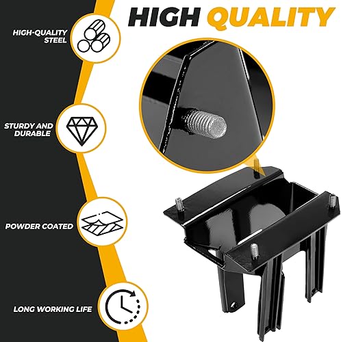 Miniatura 3 de Kojem Soporte de montaje de carenado delantero compatible con Harley-Davidson Road Glide 1998-2013 Reemplazo para 58530-10 Acero Negro