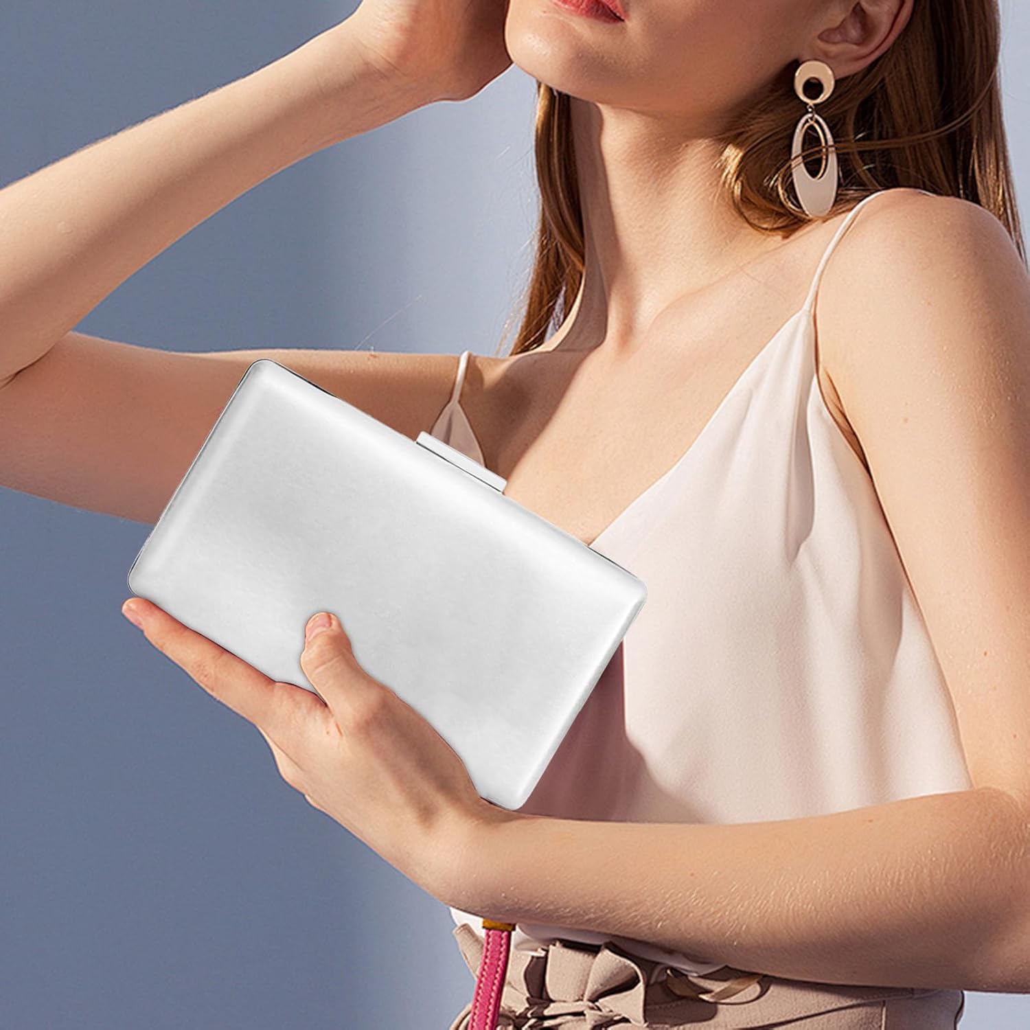 Women Evening Clutch Purses Patent Leather Clutches Formal Party Wedding Cocktail Prom Purse Handbags - Image 3