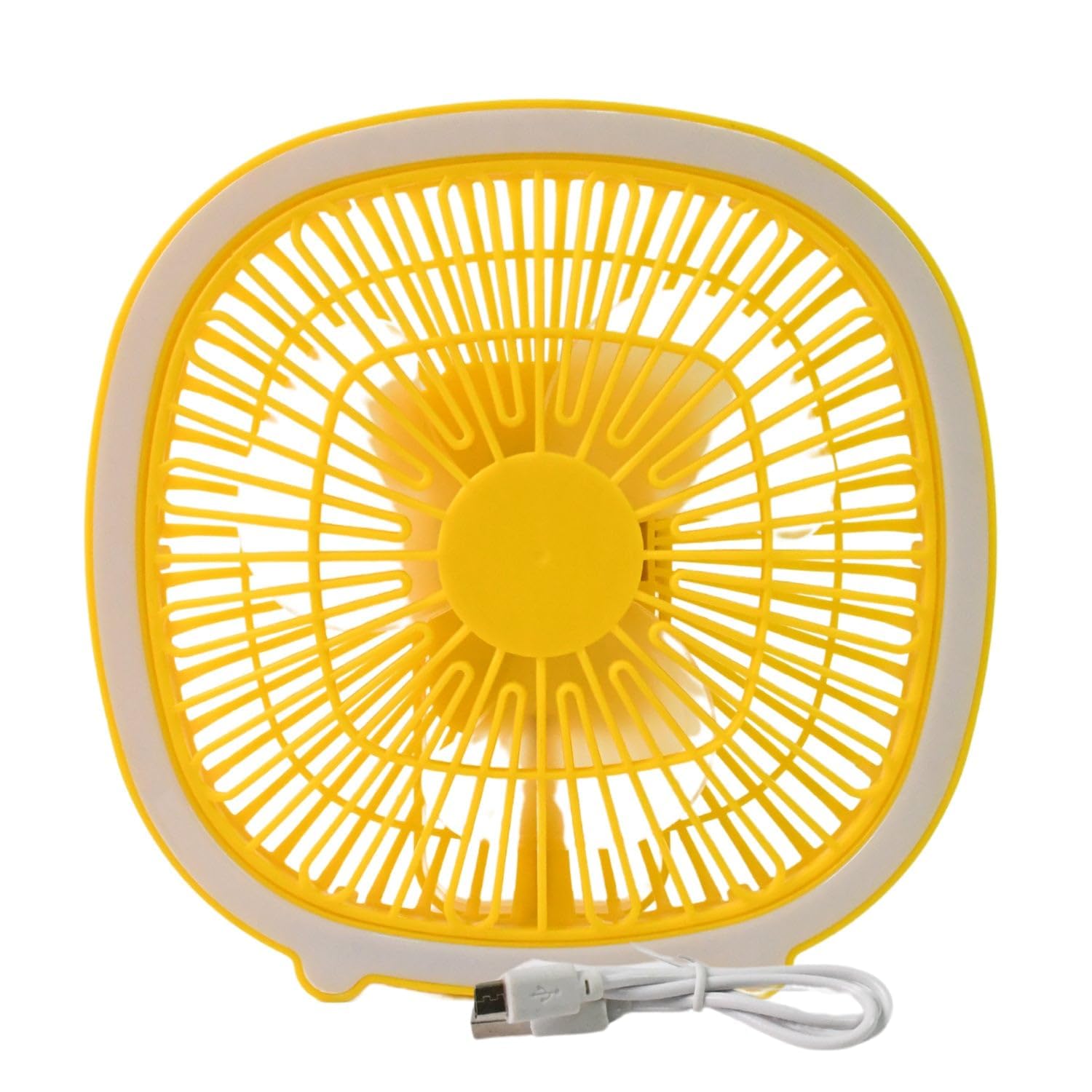 ATEVON Mini USB Desk Fan with LED Light - Compact Personal Cooling Fan for Work, Study & Travel (1 Pc)-image-44