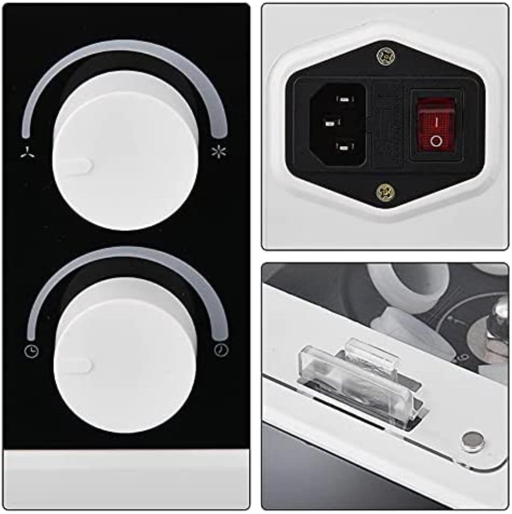 AADECOR Electric Centrifuge, Intelligent LSC Desktop PRP Centrifugal Machine 4000 RPM Beauty Serum Separation Practice Machine for 2 ml/5 ml/7 ml/10 ml Blood Collection Tubes, 6 x 10 ml