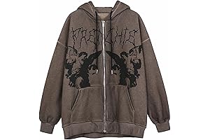 Chrome Hearts Women Zip-Up Oversized Punk Jacket