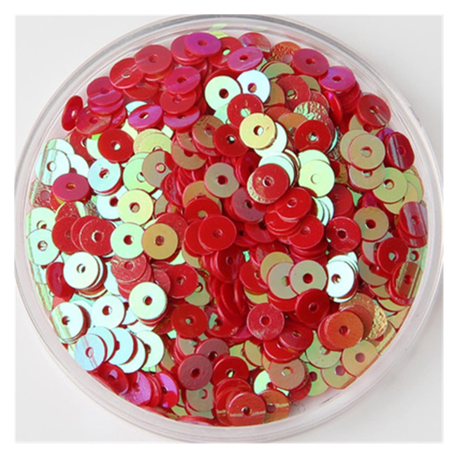 1100pcs Paillette 5mm Plat Rond Paillettes Lâches Bricolage