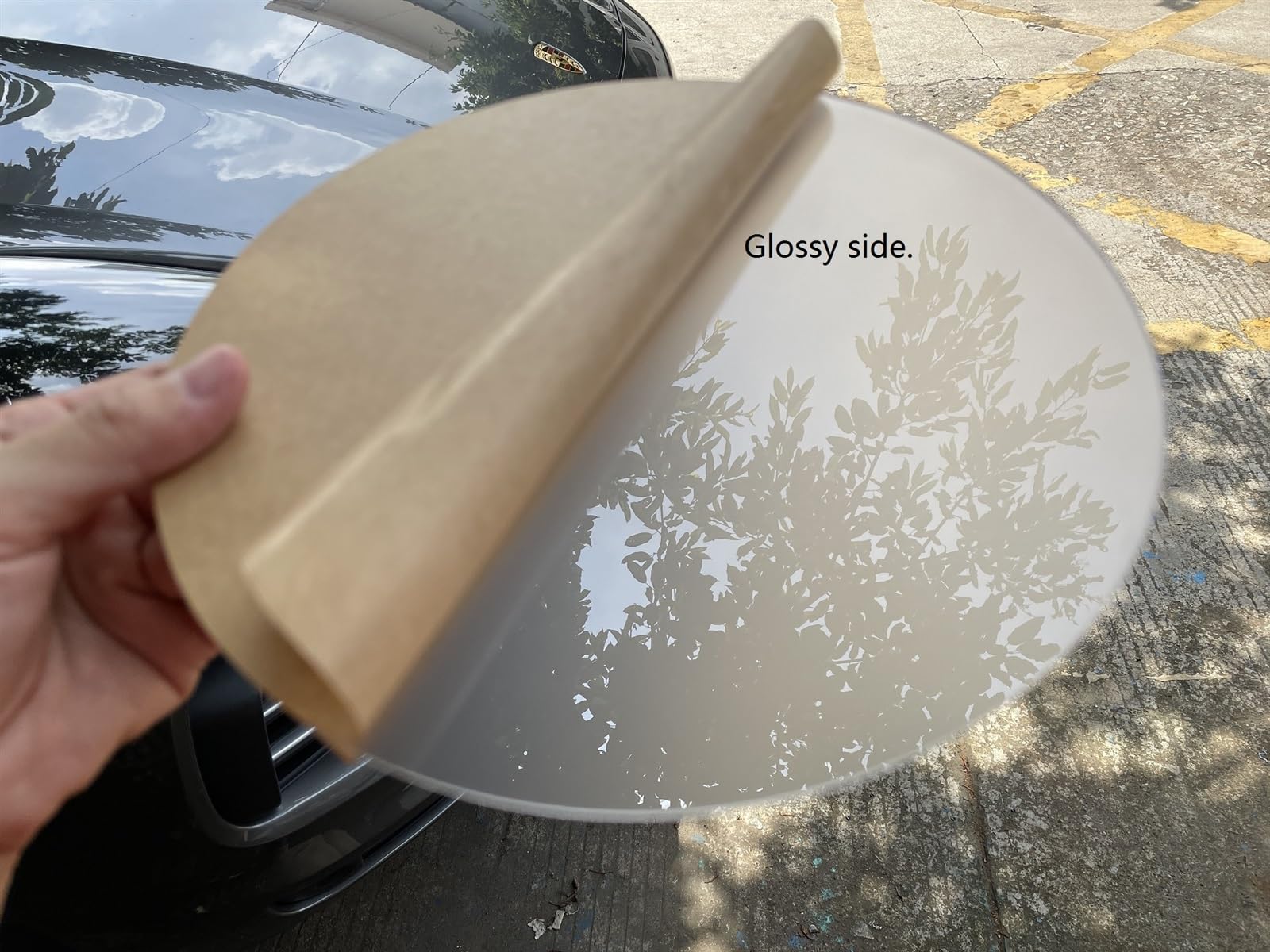 Puste matowe akrylowe dyski, 5 mm grubości okrągły organiczny panel plastikowy, mrożony akrylowy okrąg do rysowania przegród(400mm)