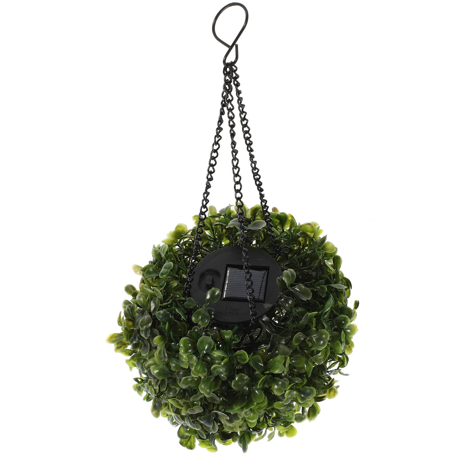 Lámpara colgante y cadena para jardín solar con luz LED de 8 horas