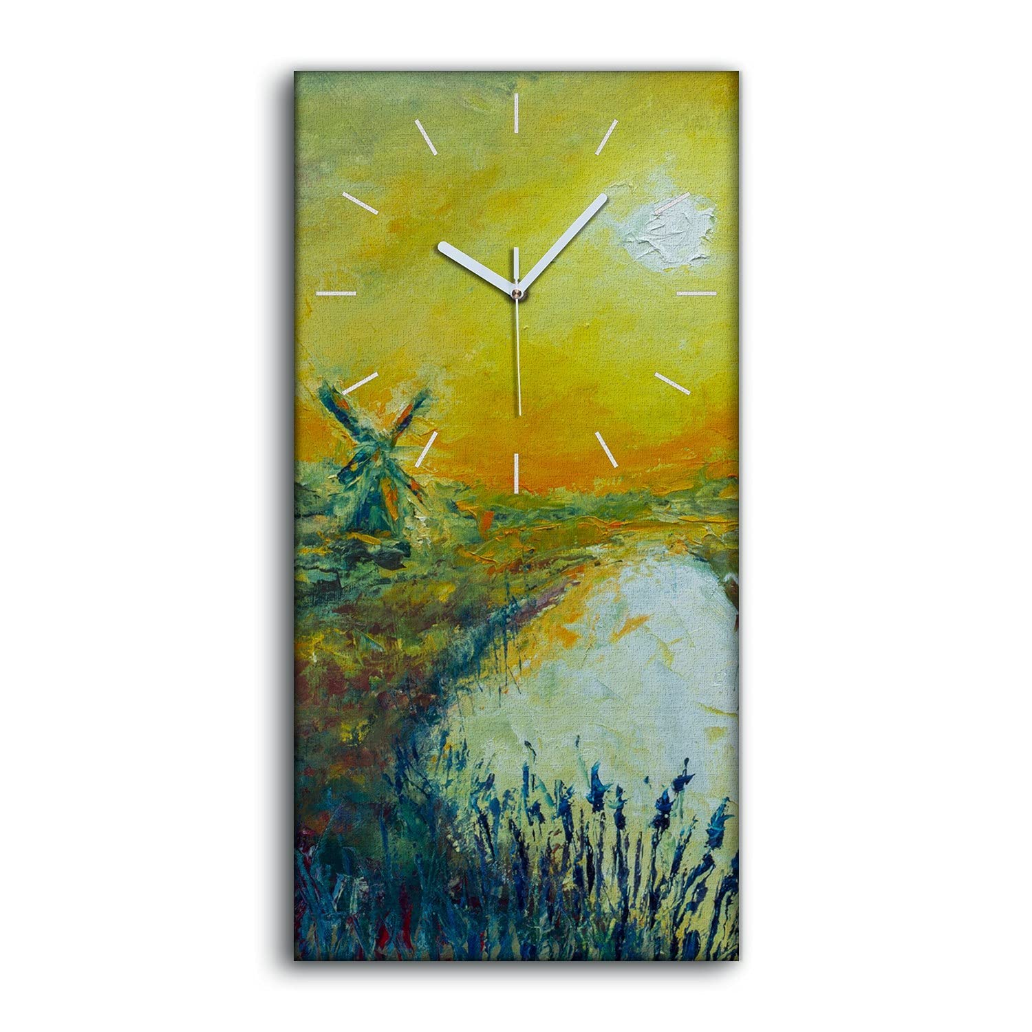 Horloge sur toile silencieuse ne pas tic tac pour un sommeil paisible en chambre