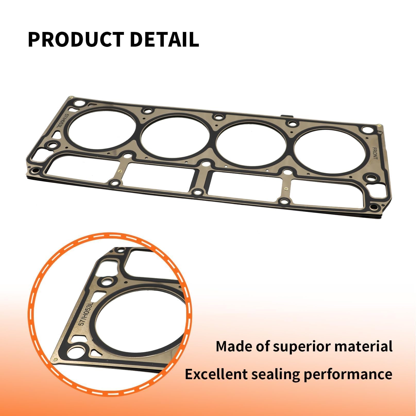 Aspaton Multi-Layer Head Gasket Set – Compatible With GM LS V8 4.8L 5.3L 5.7L Engines (Silverado, Sierra, Tahoe & More)