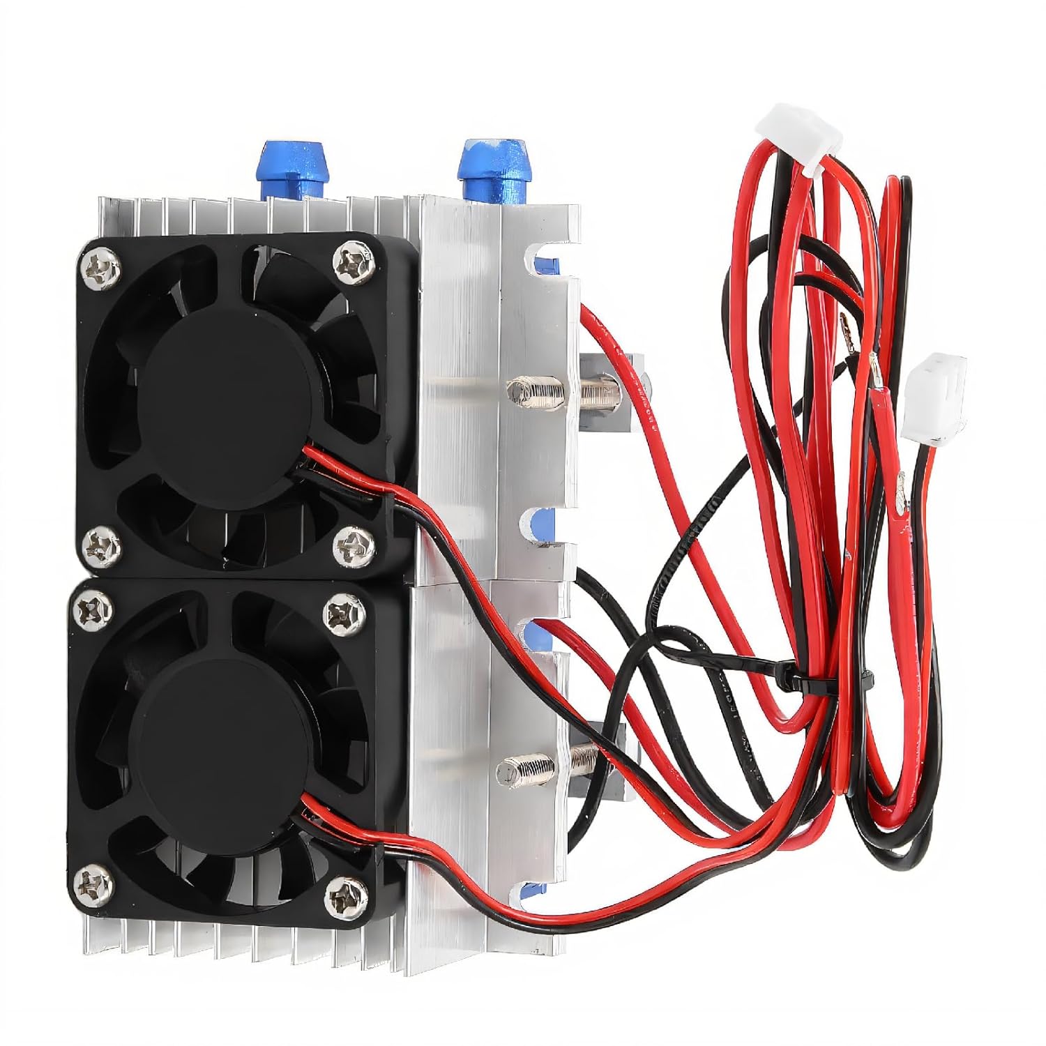 Thermoelectric Peltier Refrigeration Cooler Kit, 144W Peltier Cooler 12V Semiconductor Air Conditioning Cooling System DIY Kit, Mini Air Conditioner, Low Noise