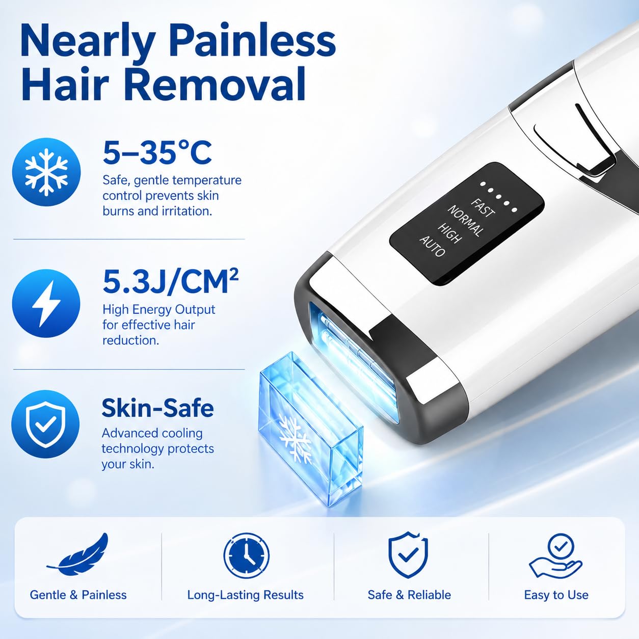IPL Epilierer damen, Laser haarentfernung mit Kühlfunktion, MAX 21J, 999,999 Lichtimpulse, Schmerzfreie IPL Haarentfernungsgerät für Frauen, Männer, Achseln, Bikini, Beine, Körper