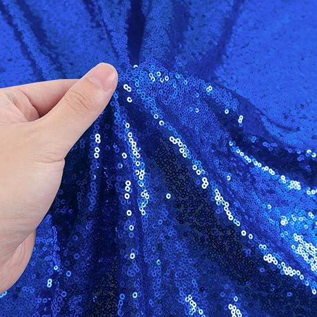 Tela de lentejuelas brillantes de 3 mm y 1 yarda para vestidos, ropa y bodas