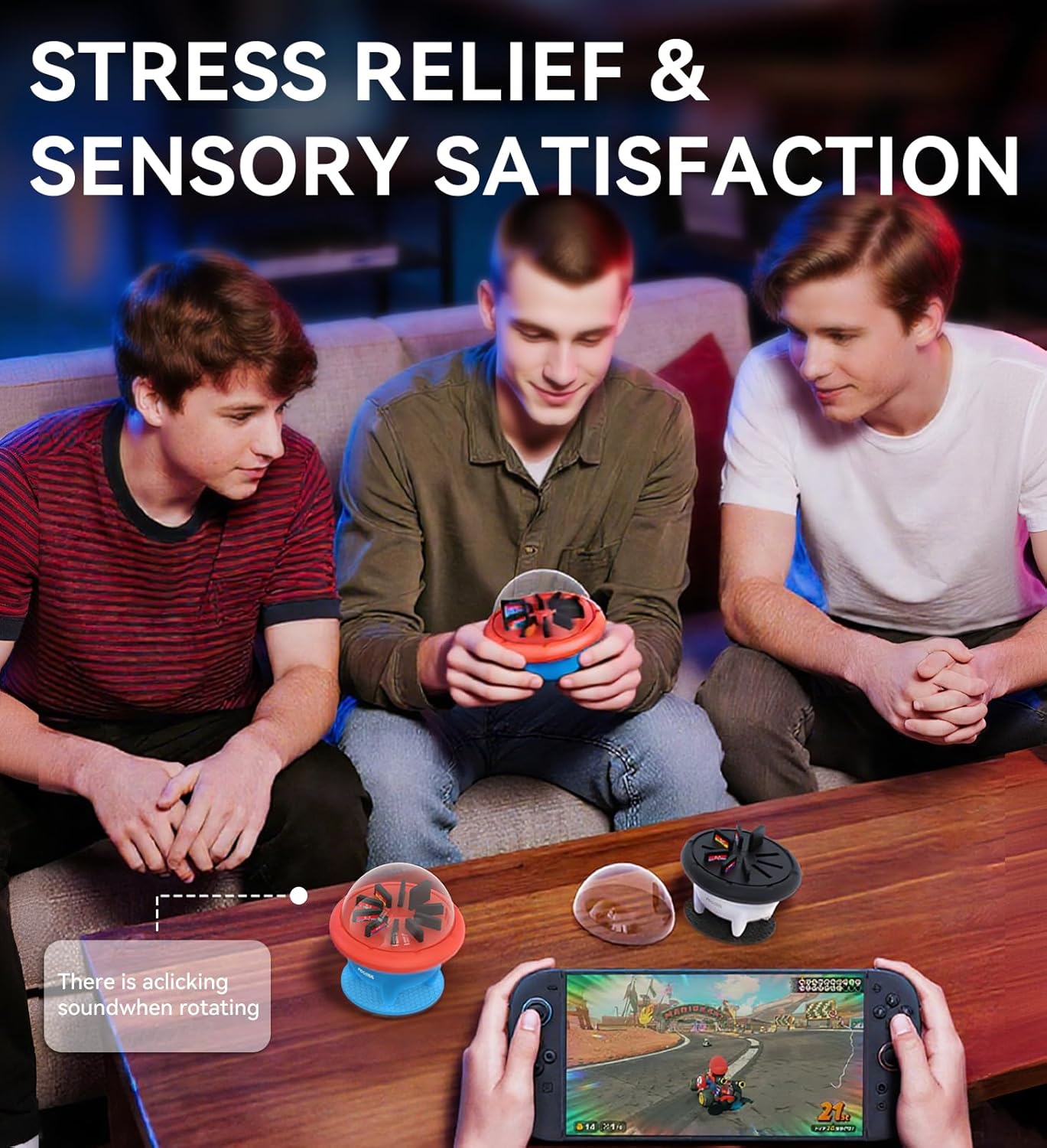 FOOMEE Switch Game Card Holder Case, Hard Shell with 10 Game Slots for Switch/OLED/Lite - Waterproof, Dustproof, Quick-Flip Lid with Tactile Click Sound & Satisfying Fidget Feature, Black & White - Image 7