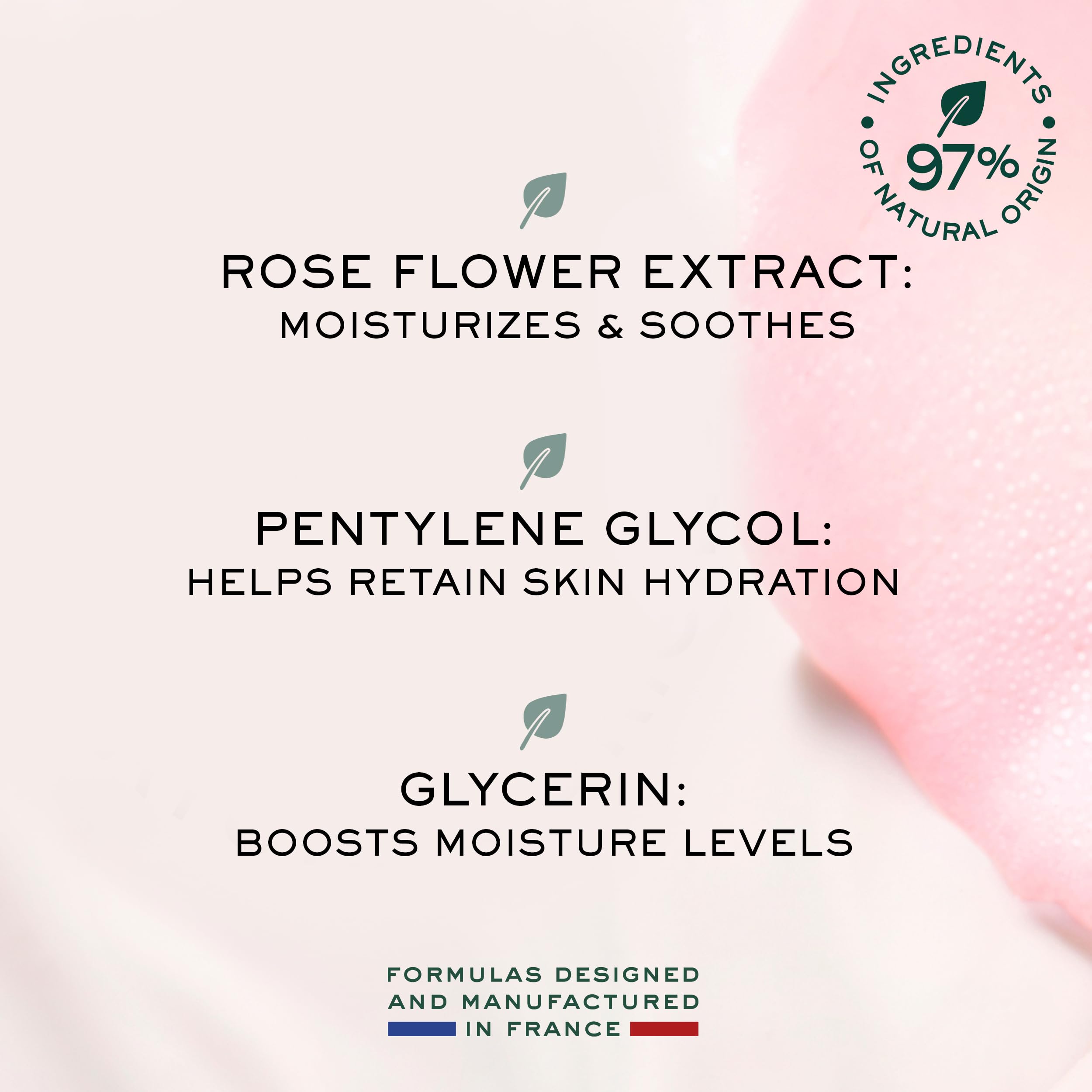 Nuxe Very Rose Hand and Nail Cream, Hydrating & Soothing Hand Moisturizer with Rose Oil Extract, Aloe Vera and Glycerin, 1.7 Fl Oz