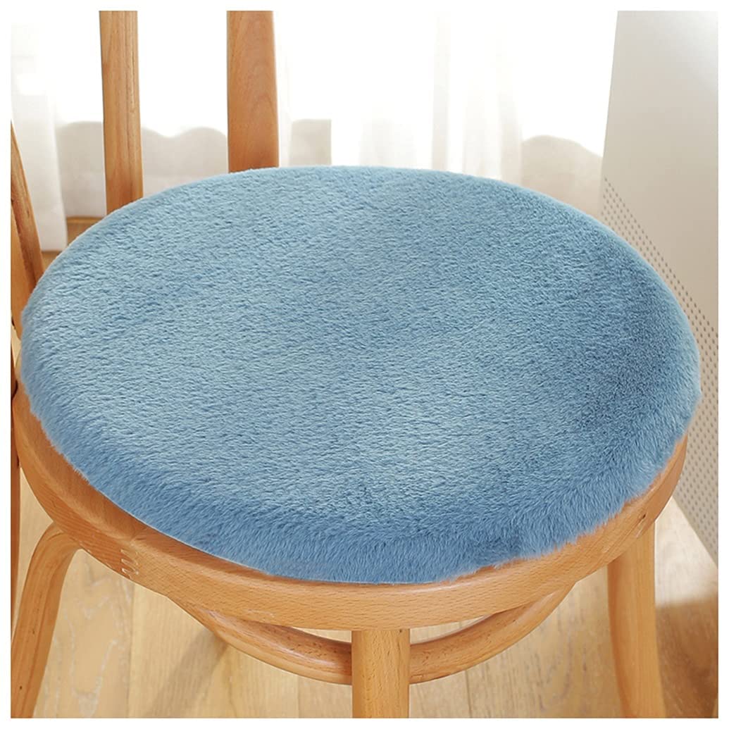Coussin de chaise en mousse épaisse douce et design rond pour mobilier de terrasse